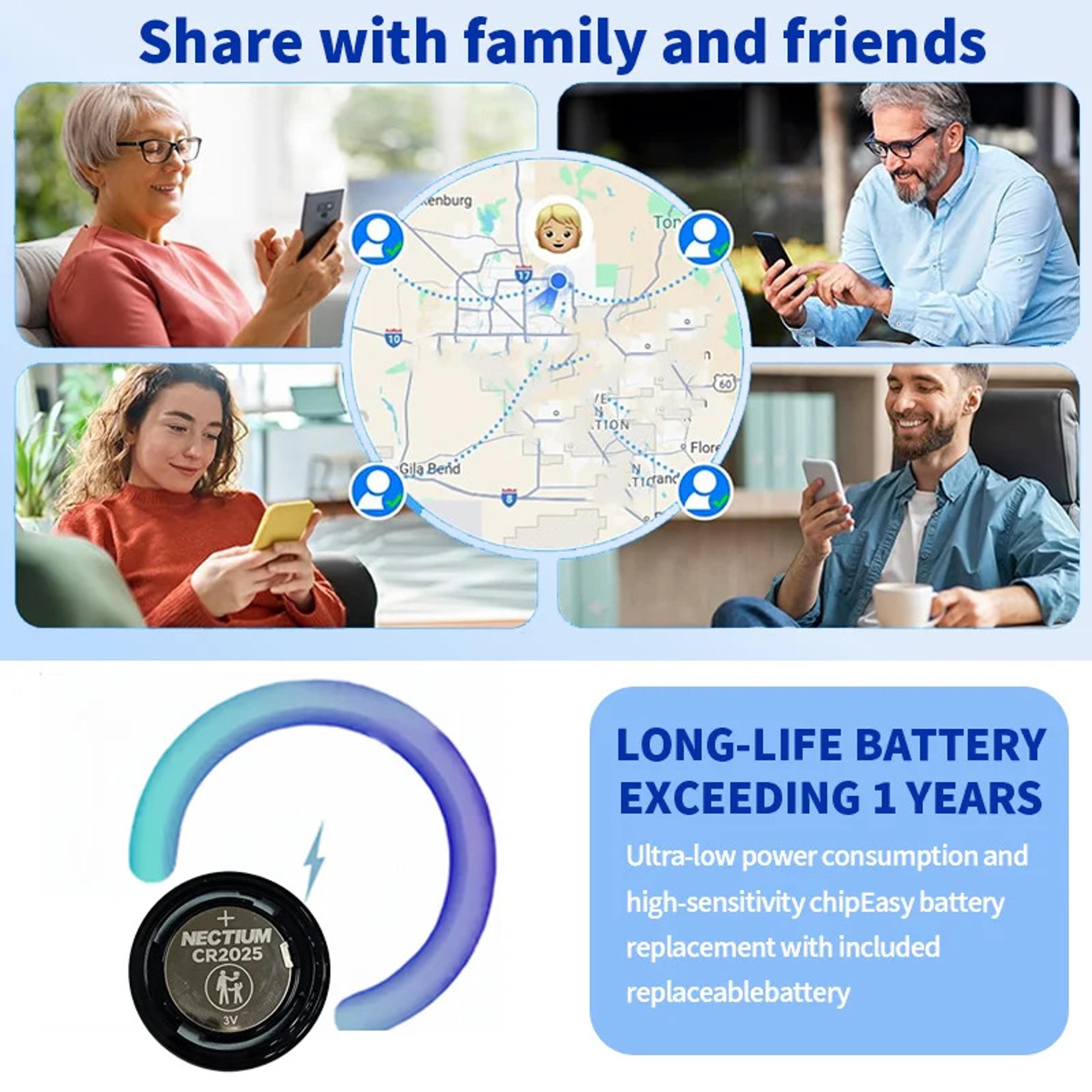 SmartTag Pro Android Bluetooth Tracker Long Range Anti Lost Device 4
