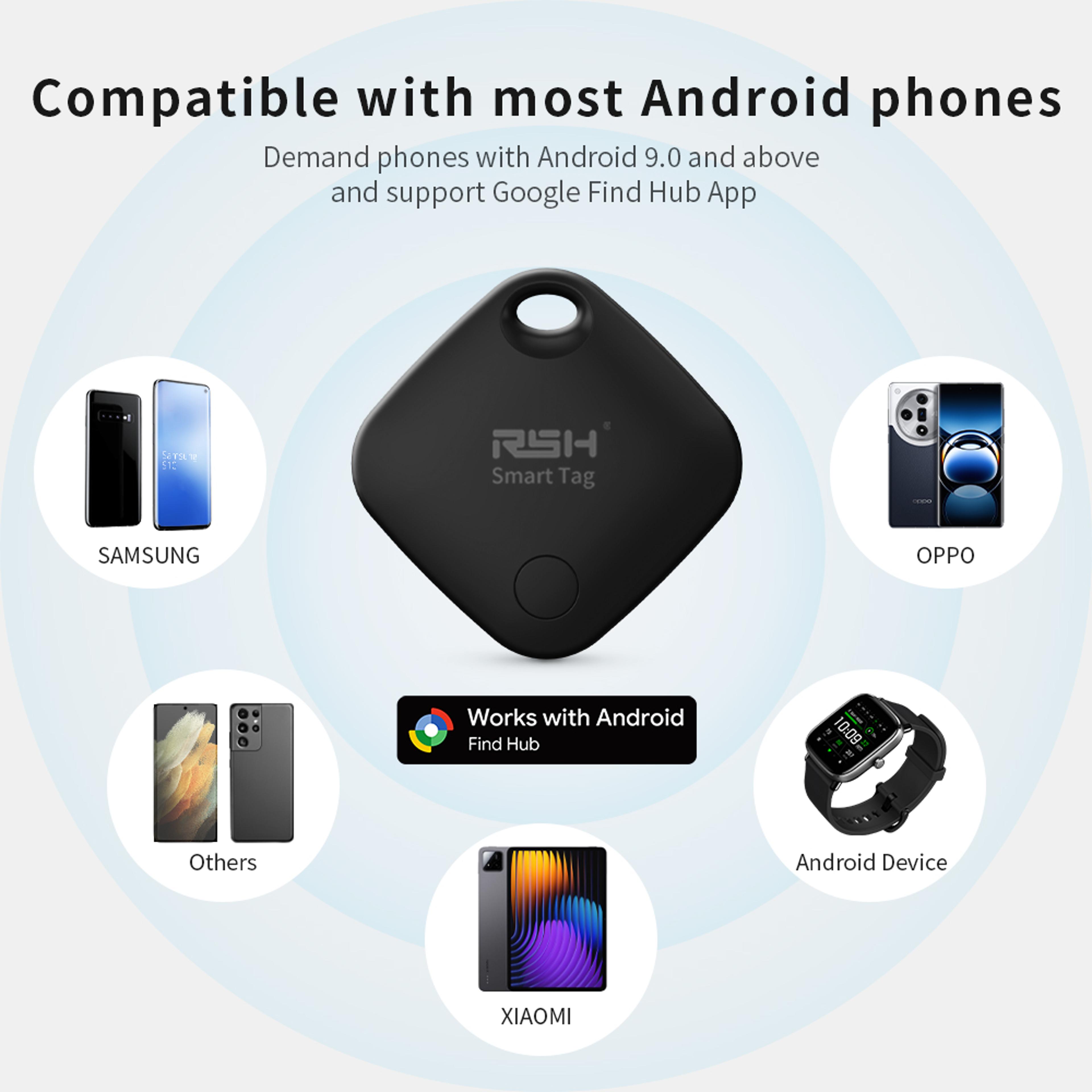 Smart Bluetooth Tracker Tags For Android Find Hub Anti Loss Locator 4