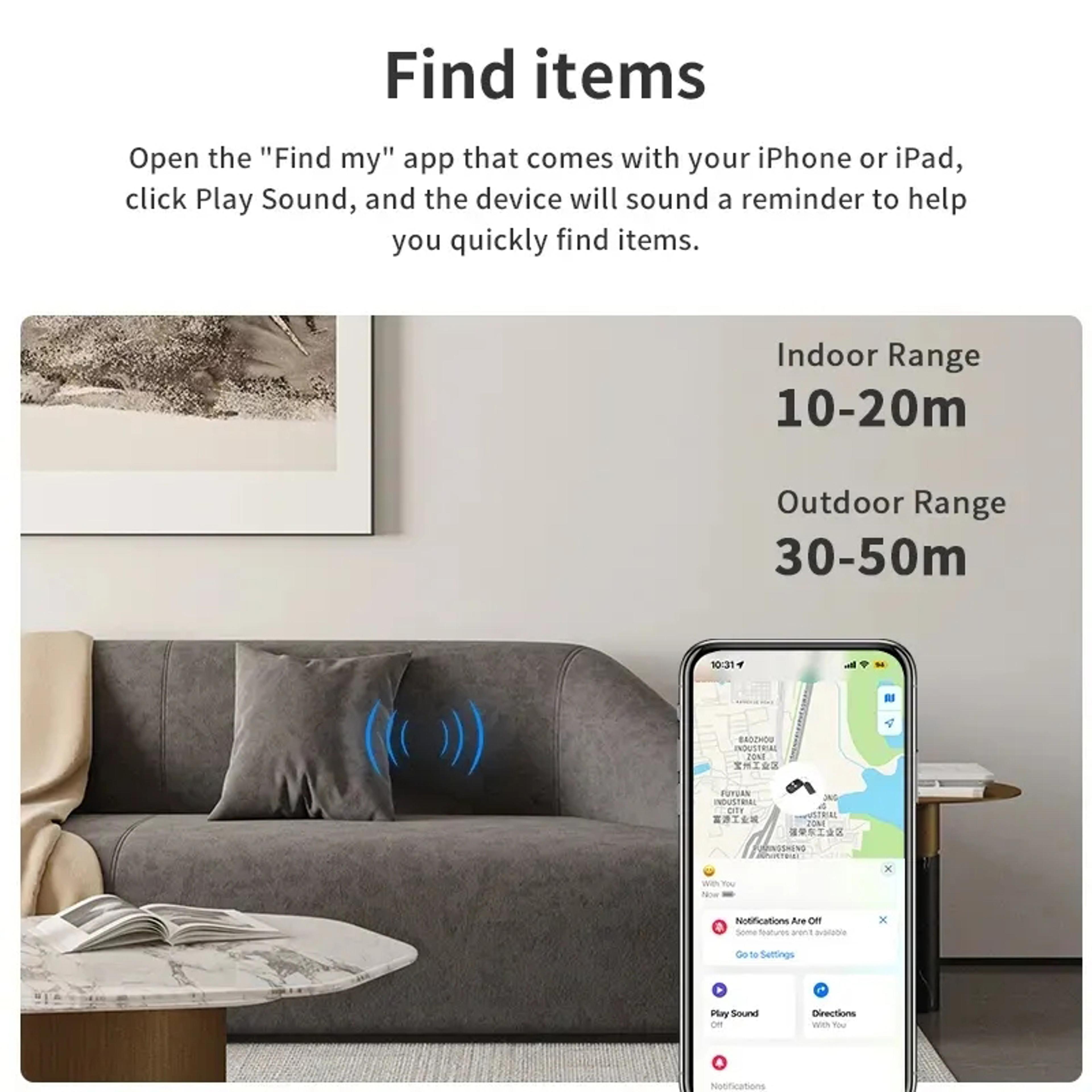Mini Bluetooth Tracker For Apple Find My Key Finder Device 2