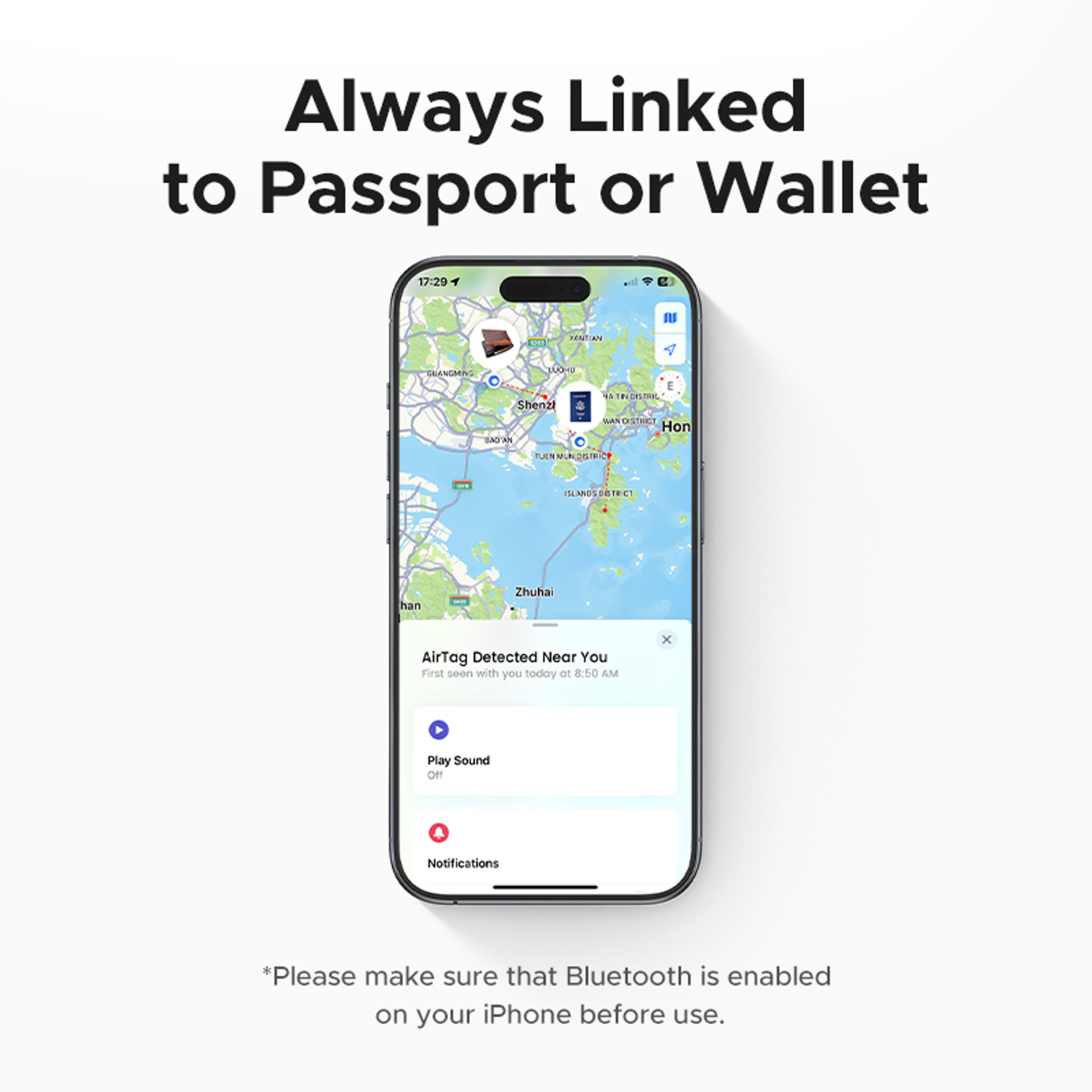 SmartTrack Wallet Card Finder For IPhone Apple Find My Bluetooth Tracker Slim Waterproof 1