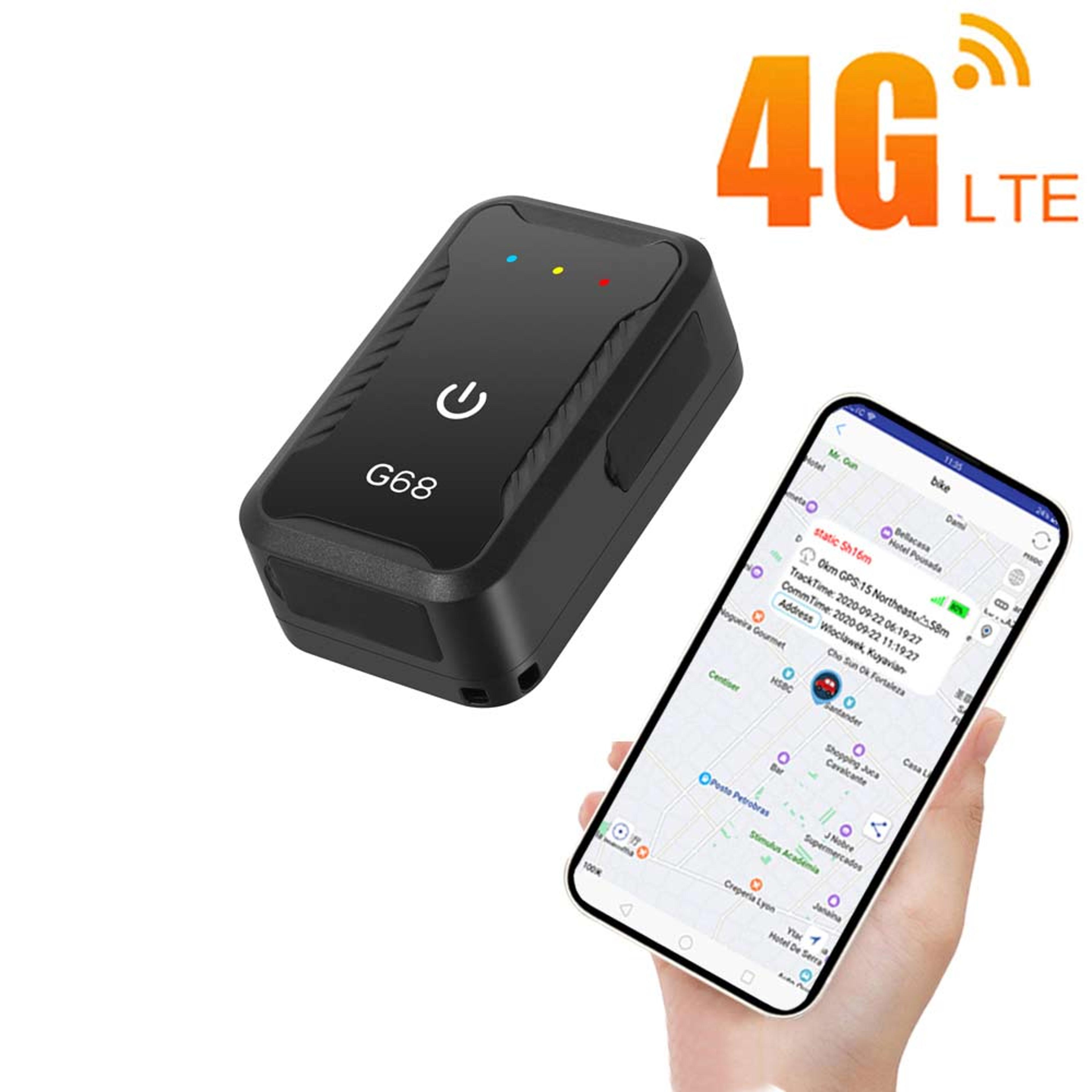 GPS Tracker Mini Magnetic Car Locator With RealTime Tracking  Tamper Alert 1