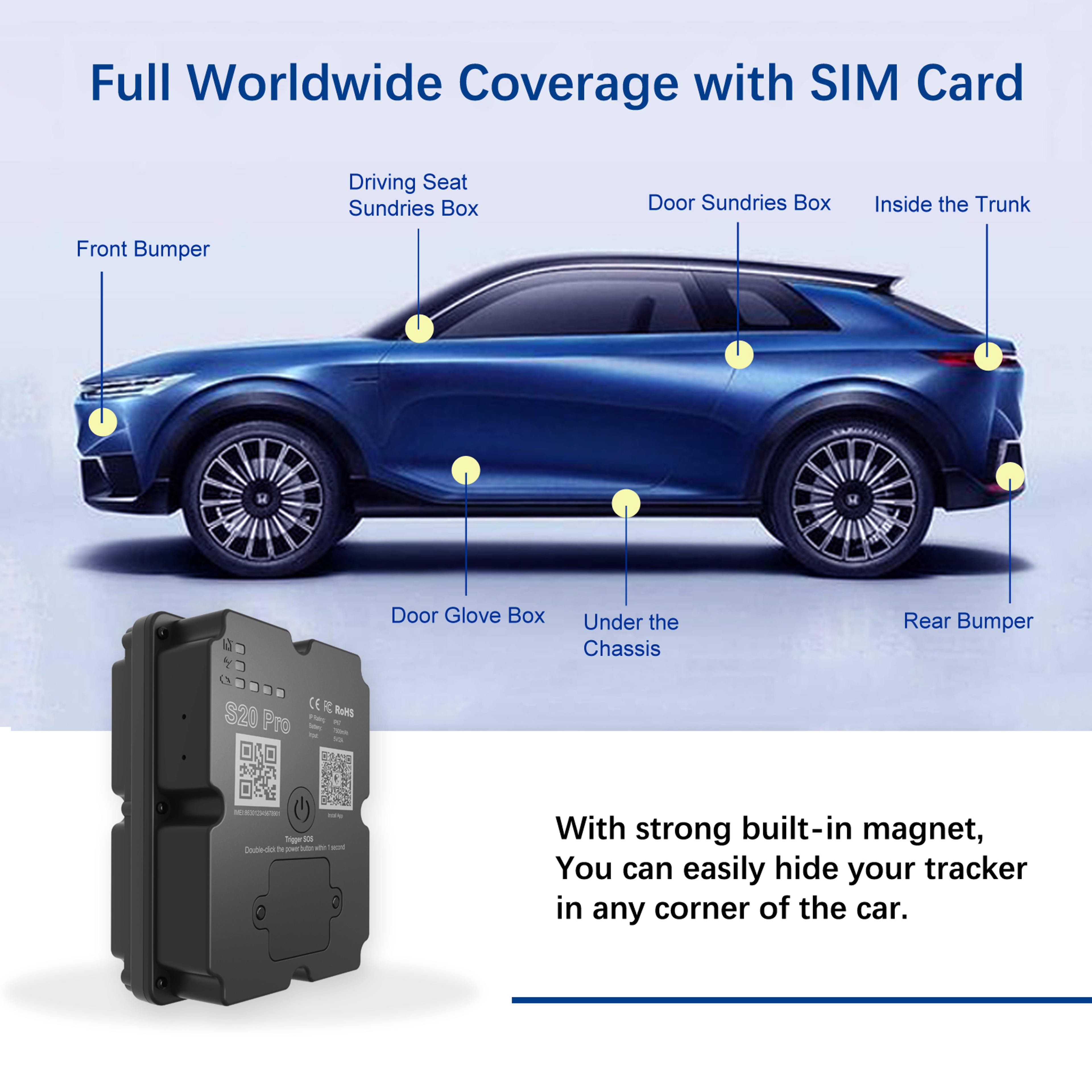 GPS Tracker Magnetic Car Tracking Device 2