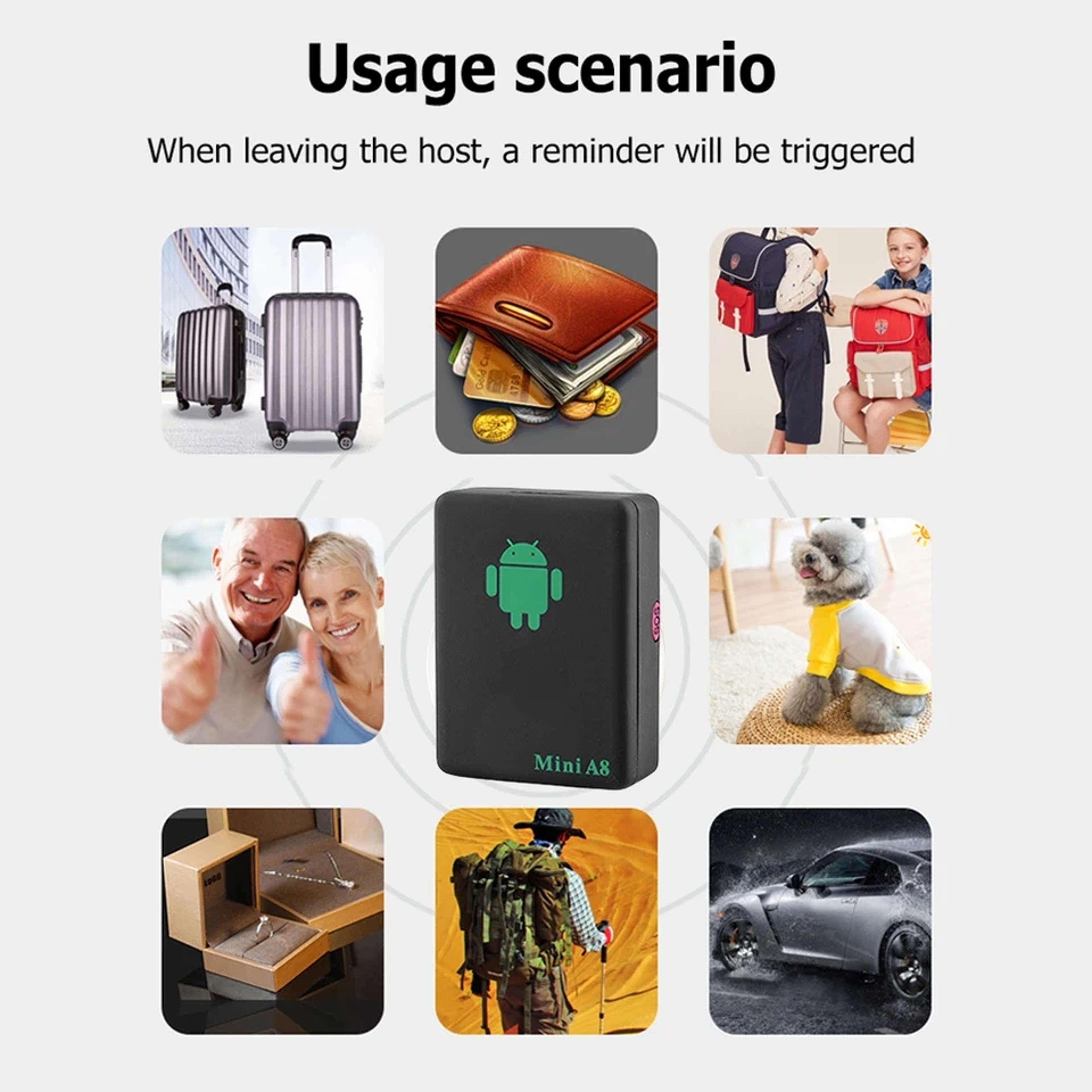 Smart Mini GPS Tracker For Cars Kids Pets Real Time Anti Lost Device 4