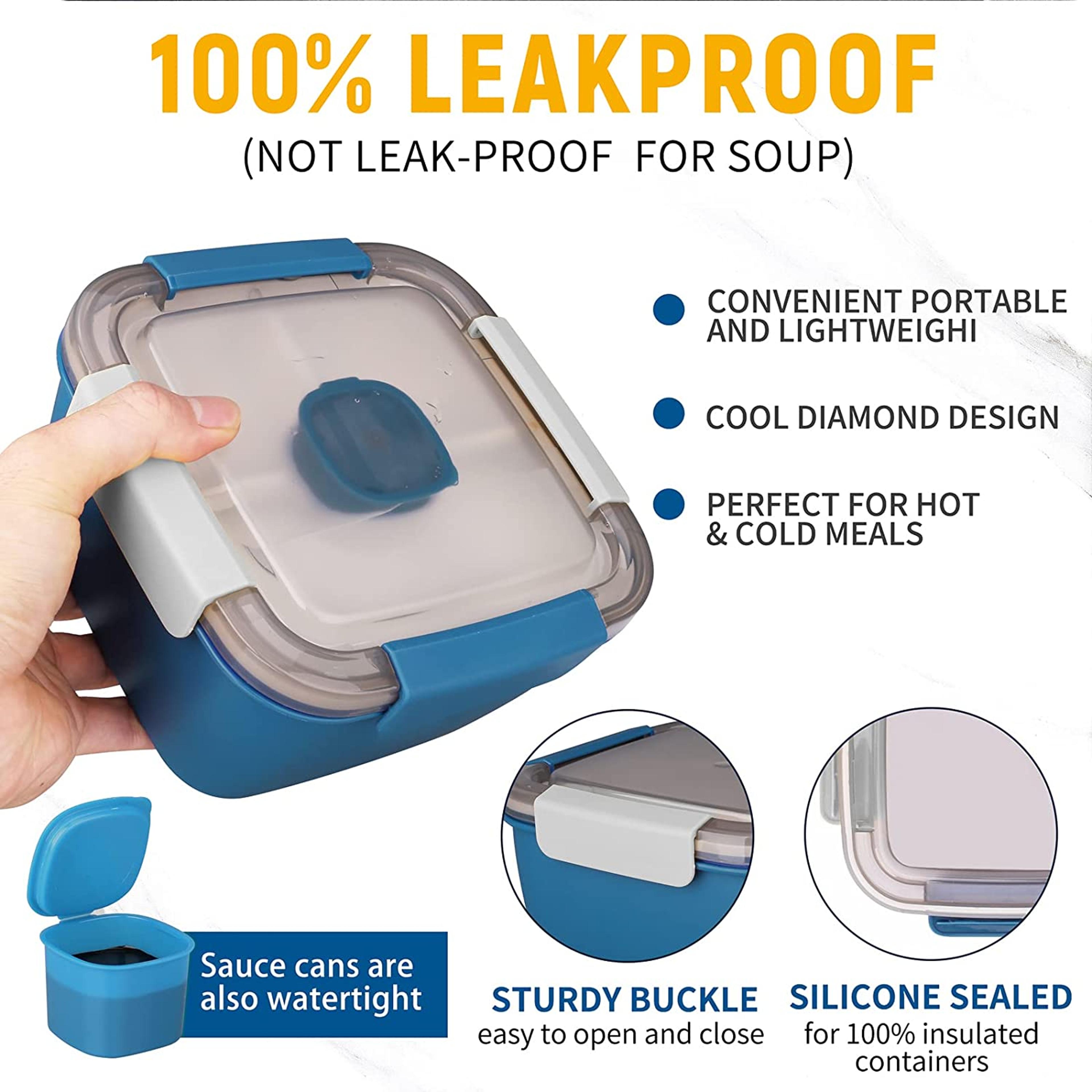 Premium Layers Portable Bento Lunch Box Stackable Meal Prep Container 2