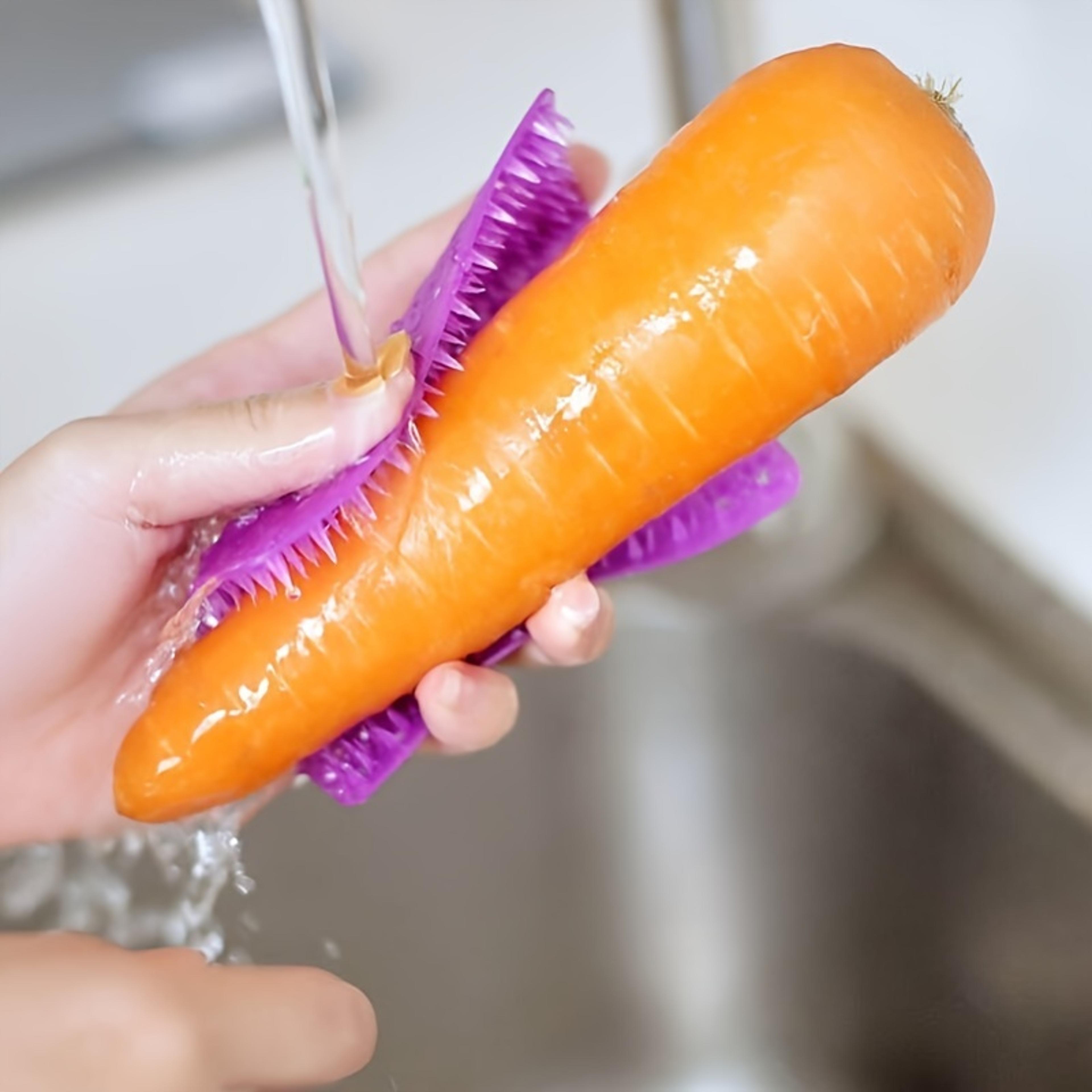 Premium Multifunctional Vegetable Brush  Kitchen Scrubber Tool 2