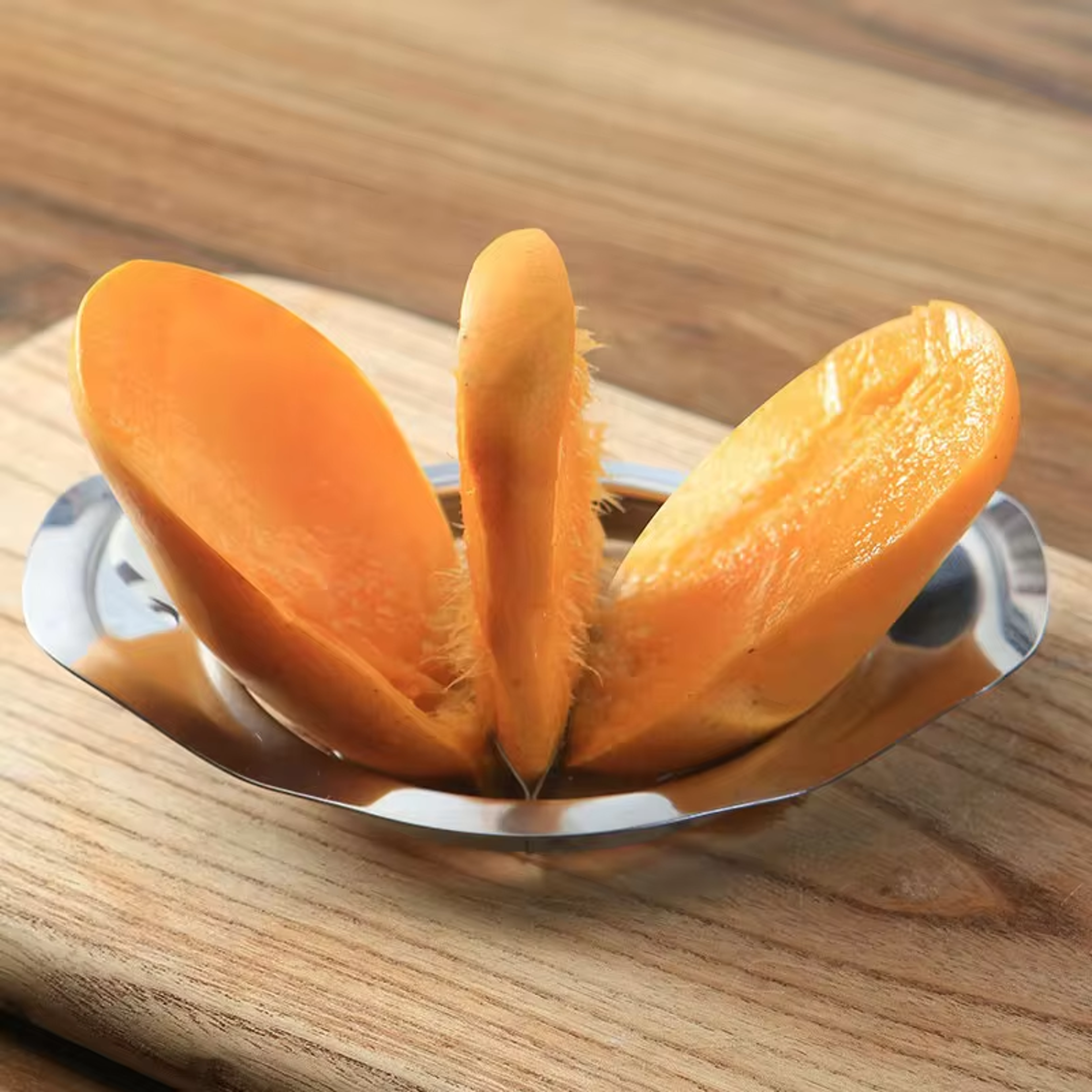 Premium Stainless Steel Mango Slicer  Corer Tool Easy Fruit Cutter And Peeler 2