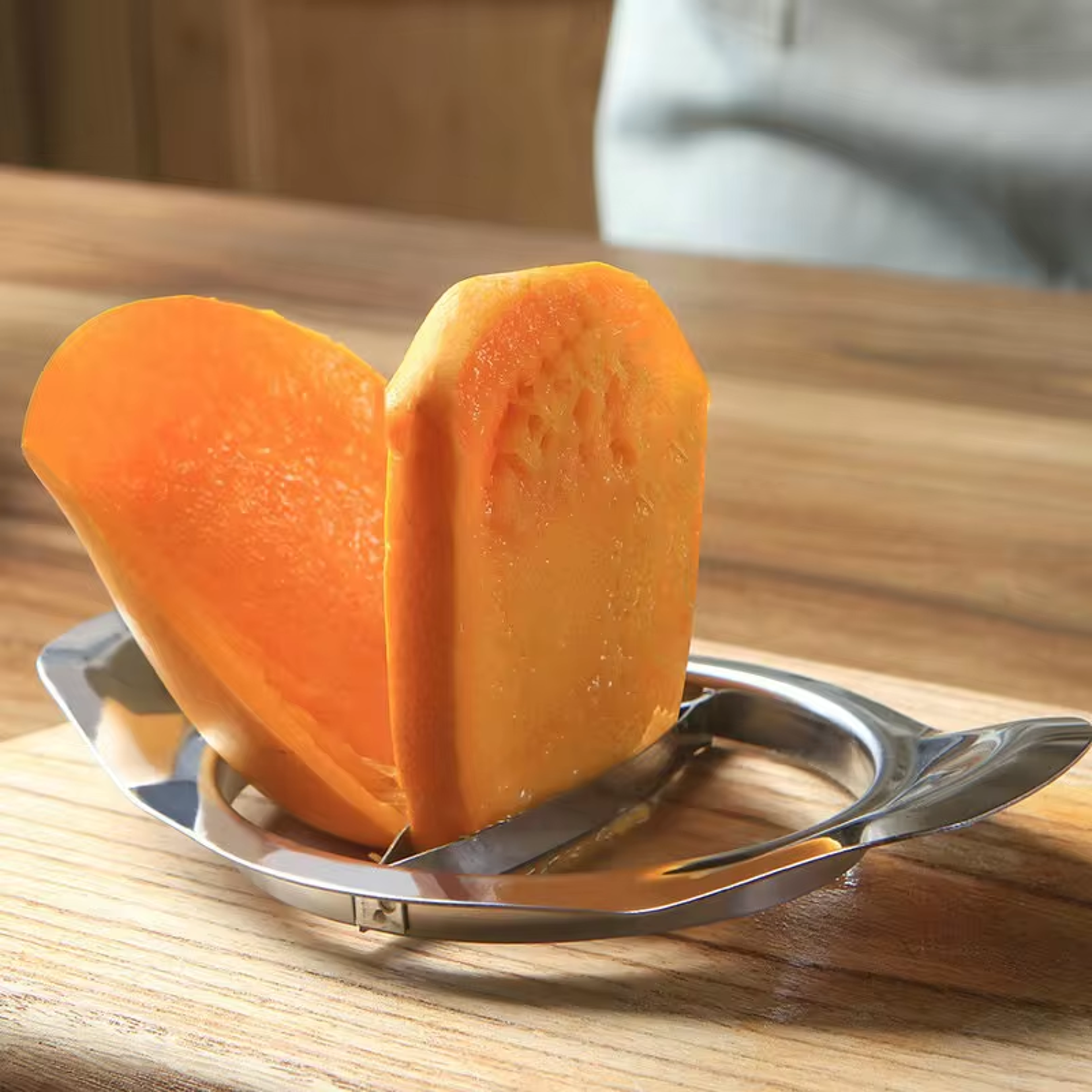 Premium Stainless Steel Mango Slicer  Corer Tool Easy Fruit Cutter And Peeler 3