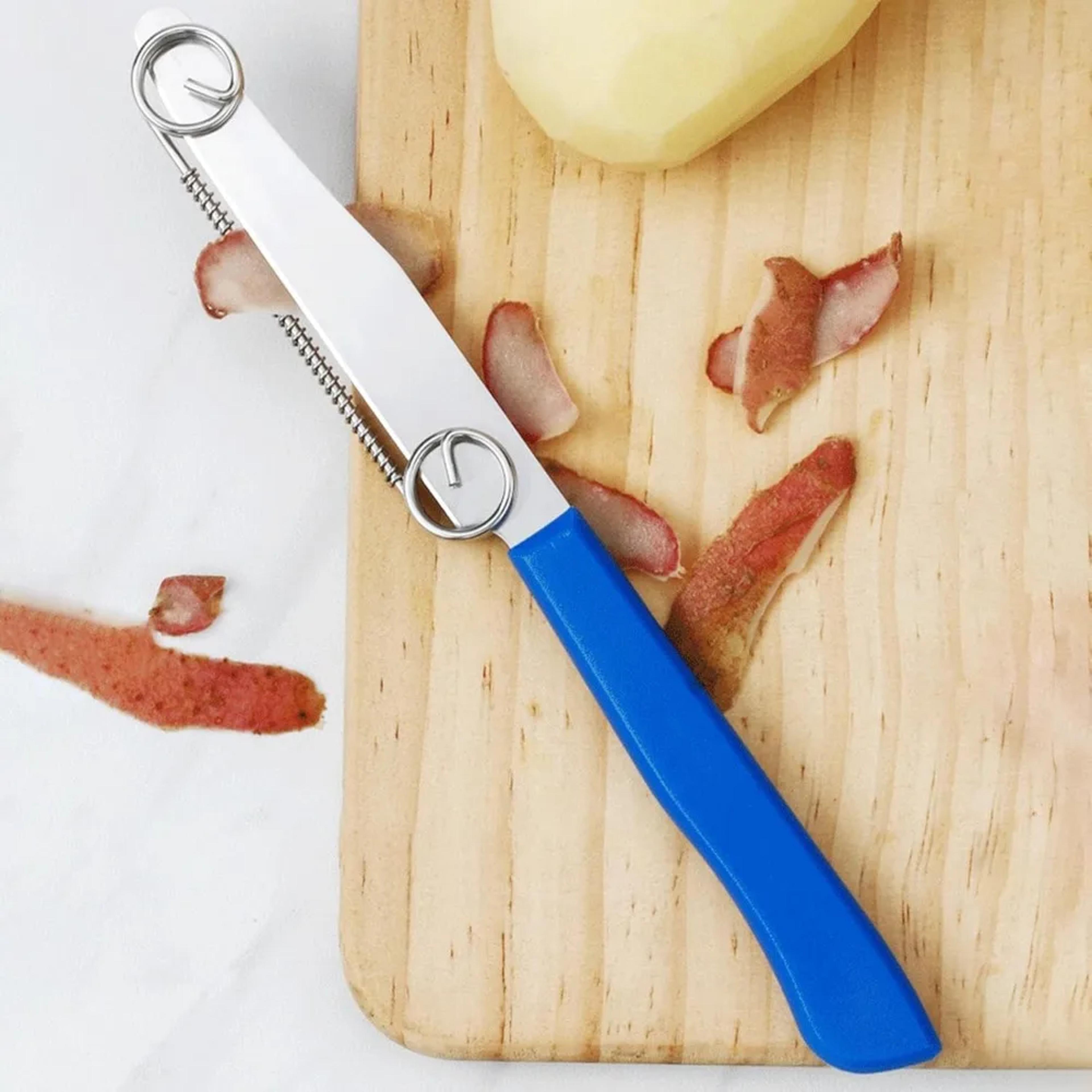 Premium Stainless Steel Fruit Peeler Knife Portable Slicing  Peeling Tool 4