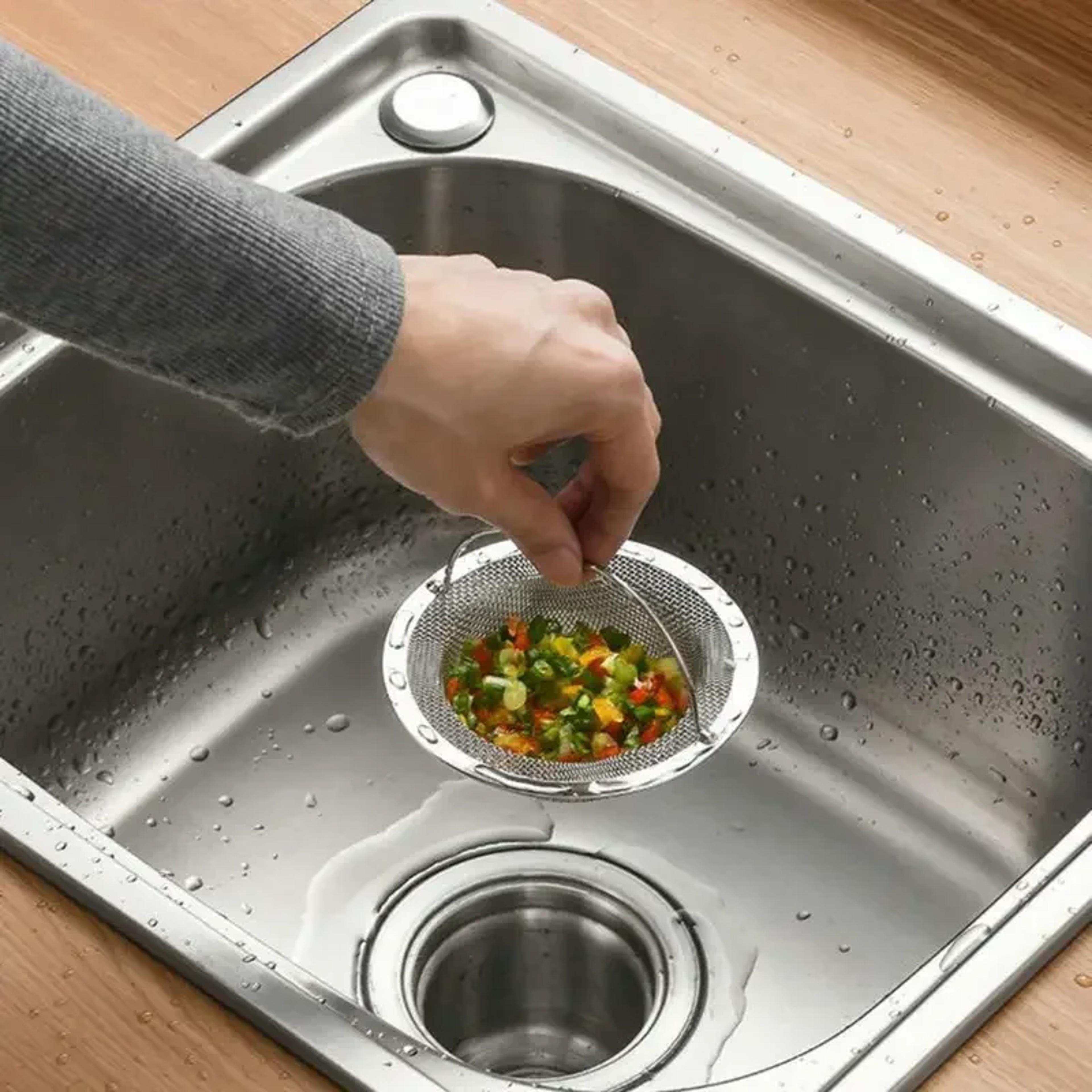 stainless steel sink drain strainer hair catcher for kitchen and bathtub
