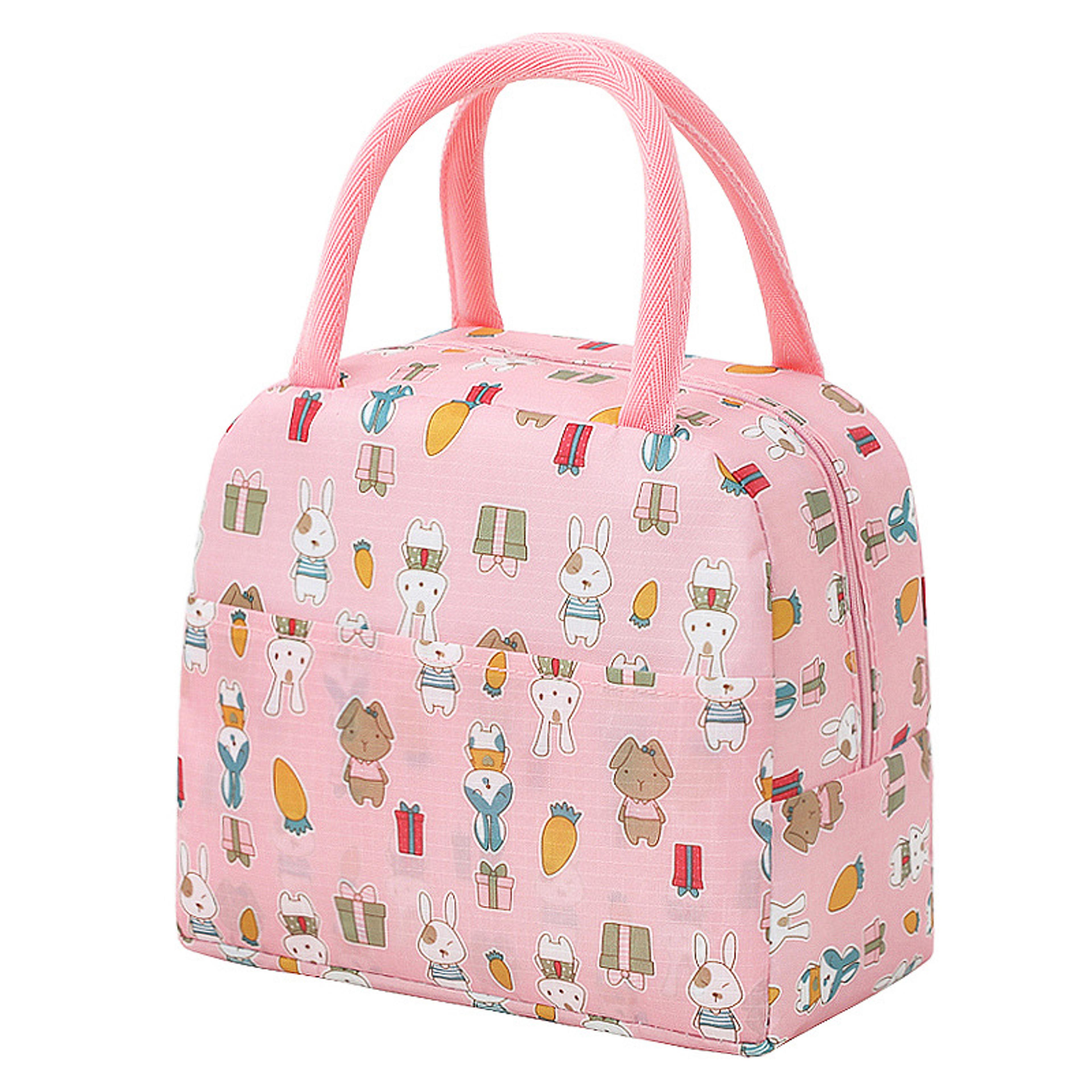 Large Capacity Insulated Lunch Bag For Kids Portable Thermal Lunch Box For School  Picnic 7
