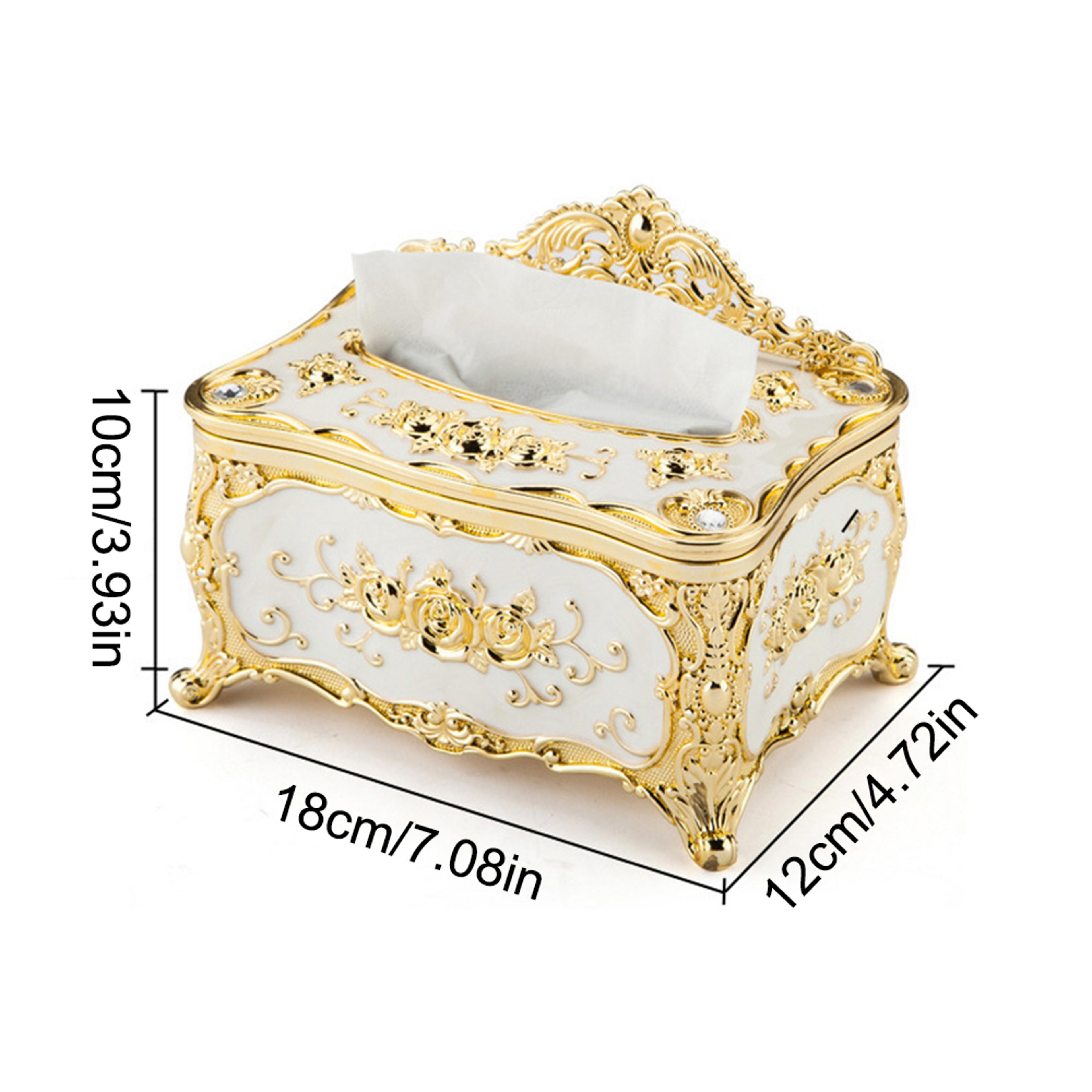 Modern Luxury Tissue Box Holder Elegant Decorative Tissue Box For Living Room Office Hotel Use 5