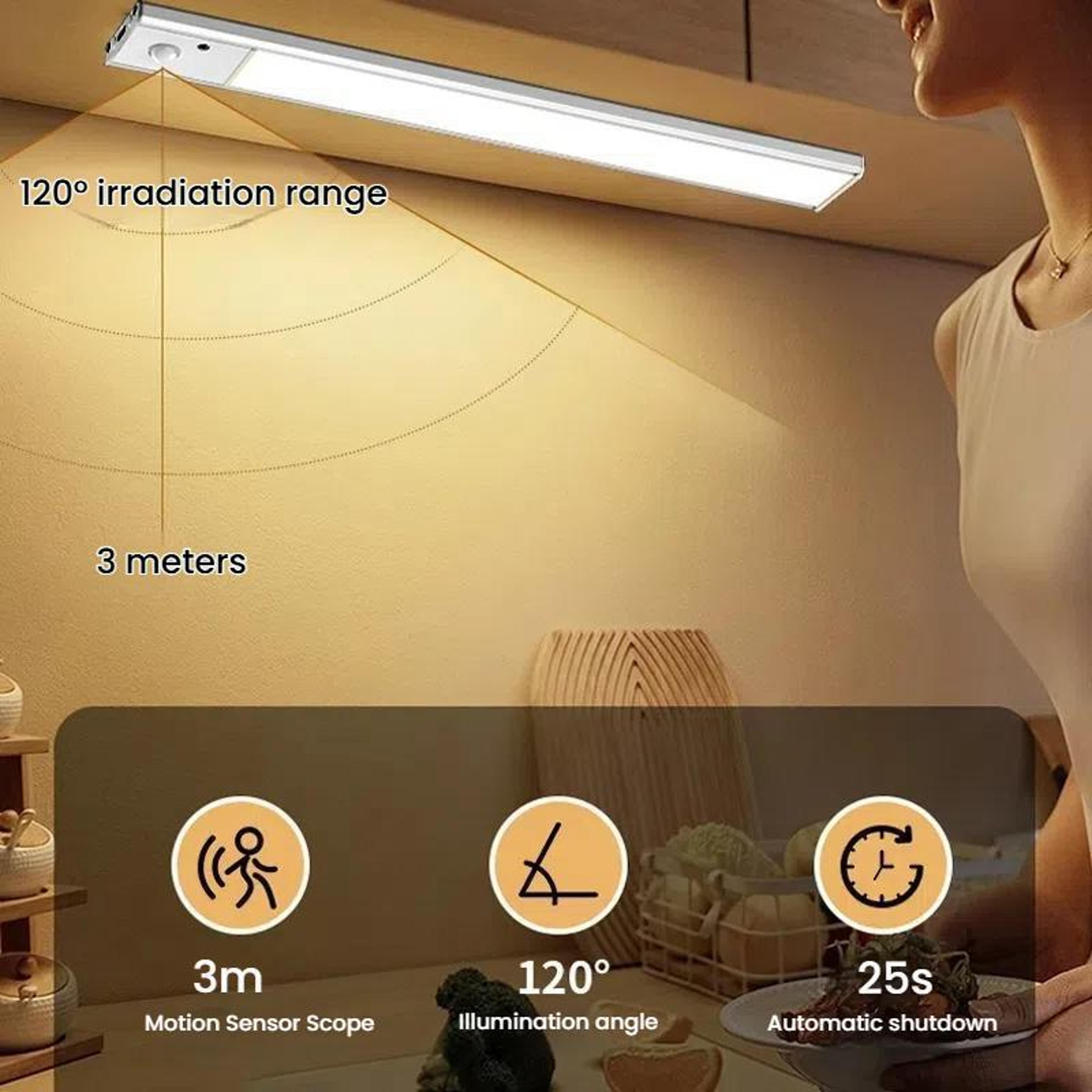 Rechargeable Motion Sensor LED Cabinet  Wardrobe Lamp With Remote Control 2