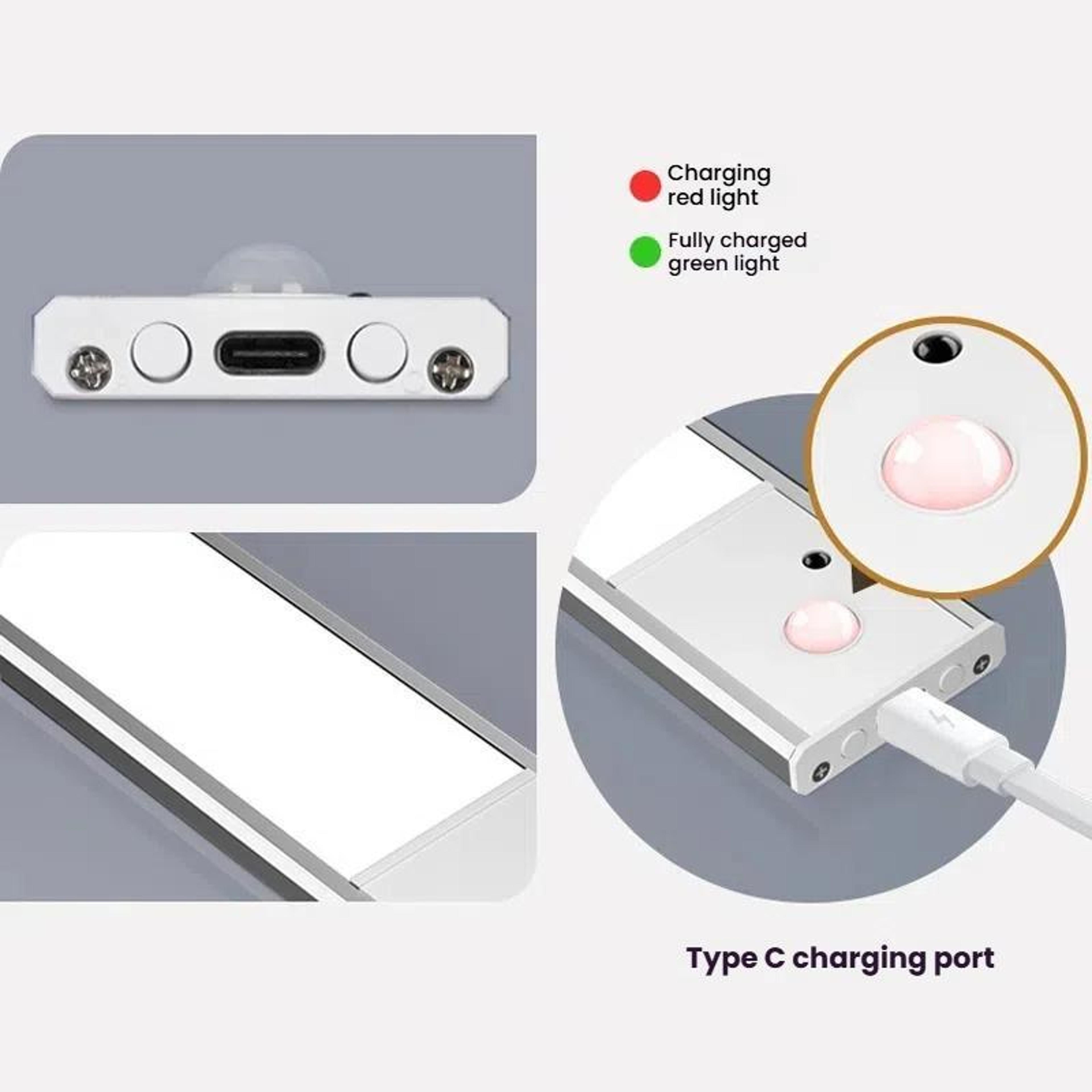 Rechargeable Motion Sensor LED Cabinet  Wardrobe Lamp With Remote Control 6