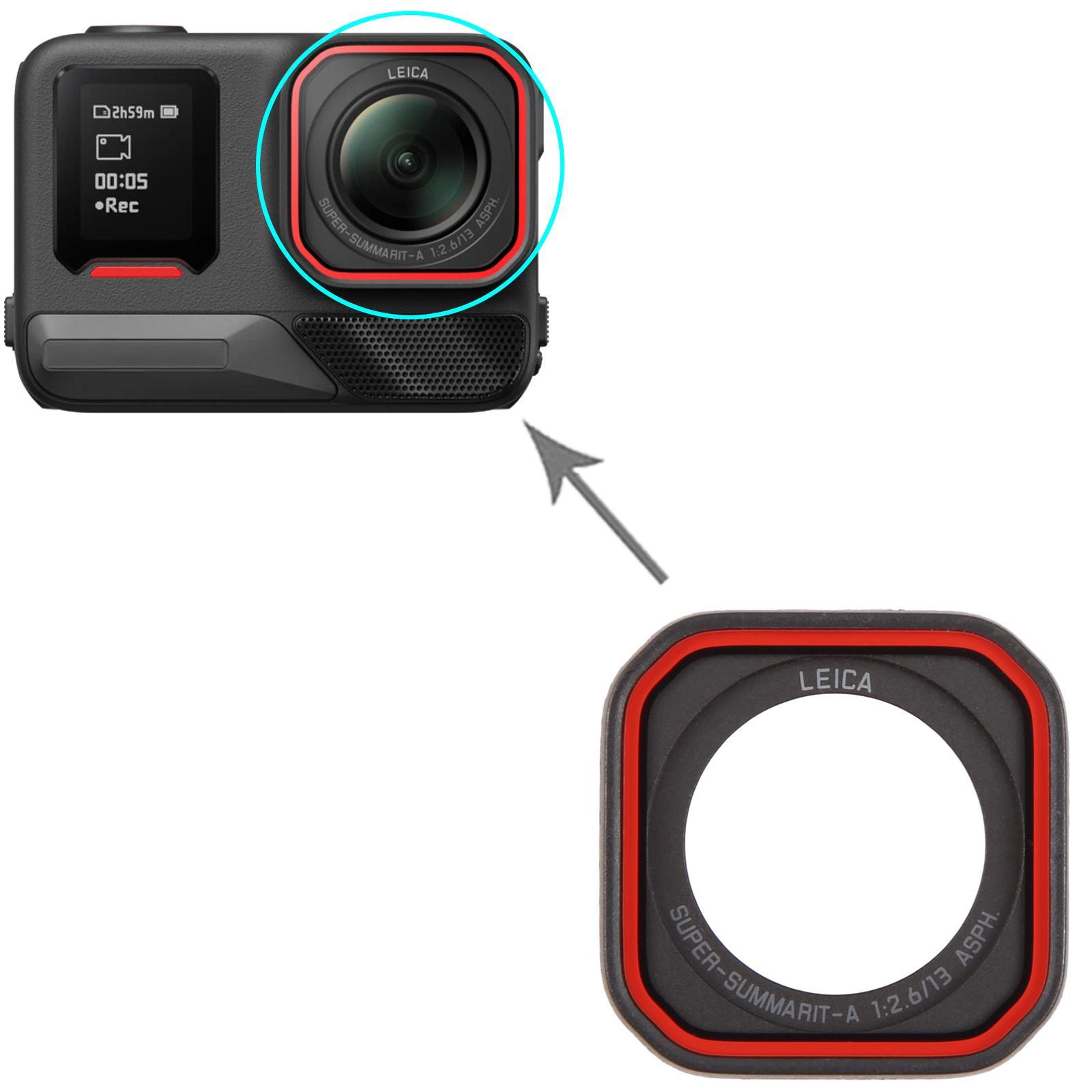 Insta360 Ace Pro 2 Replacement Camera Lens Cover Original Protective Camera Lens Cover 3