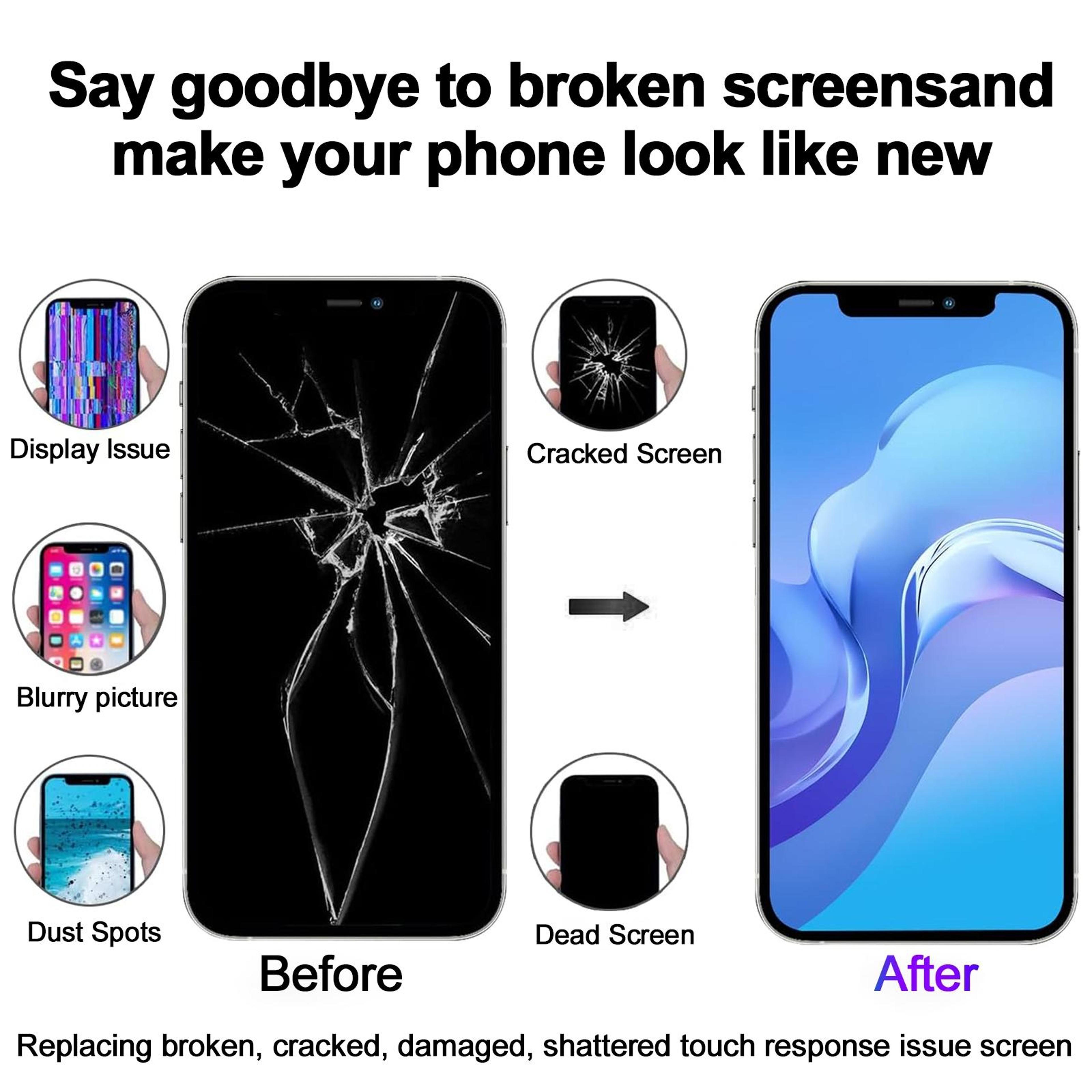 IPhone XR Incell LCD Screen Replacement Full HD Display With True Tone  Touch Digitizer 2