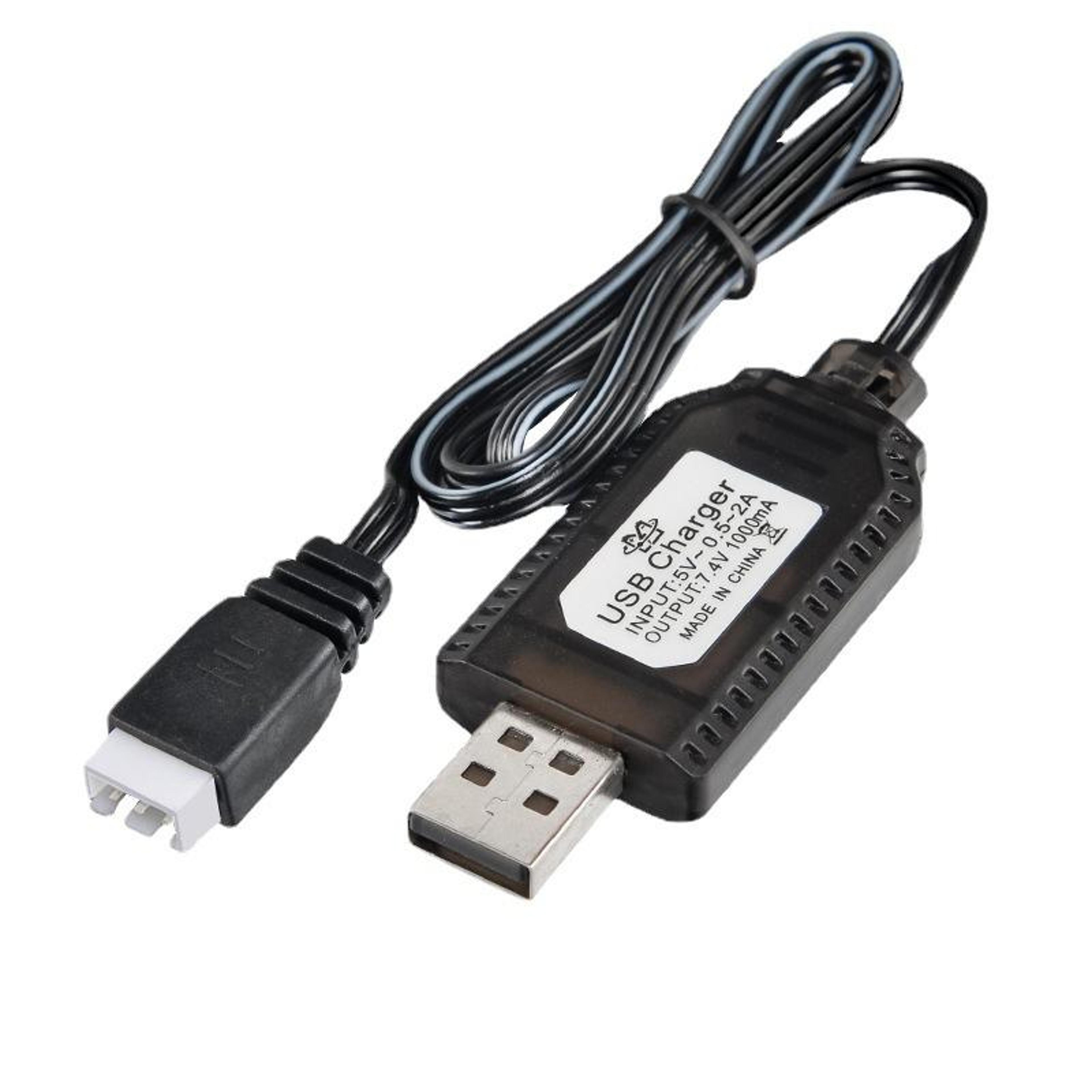 lithium battery charger usb cable with xh-3p connector for rc toys
