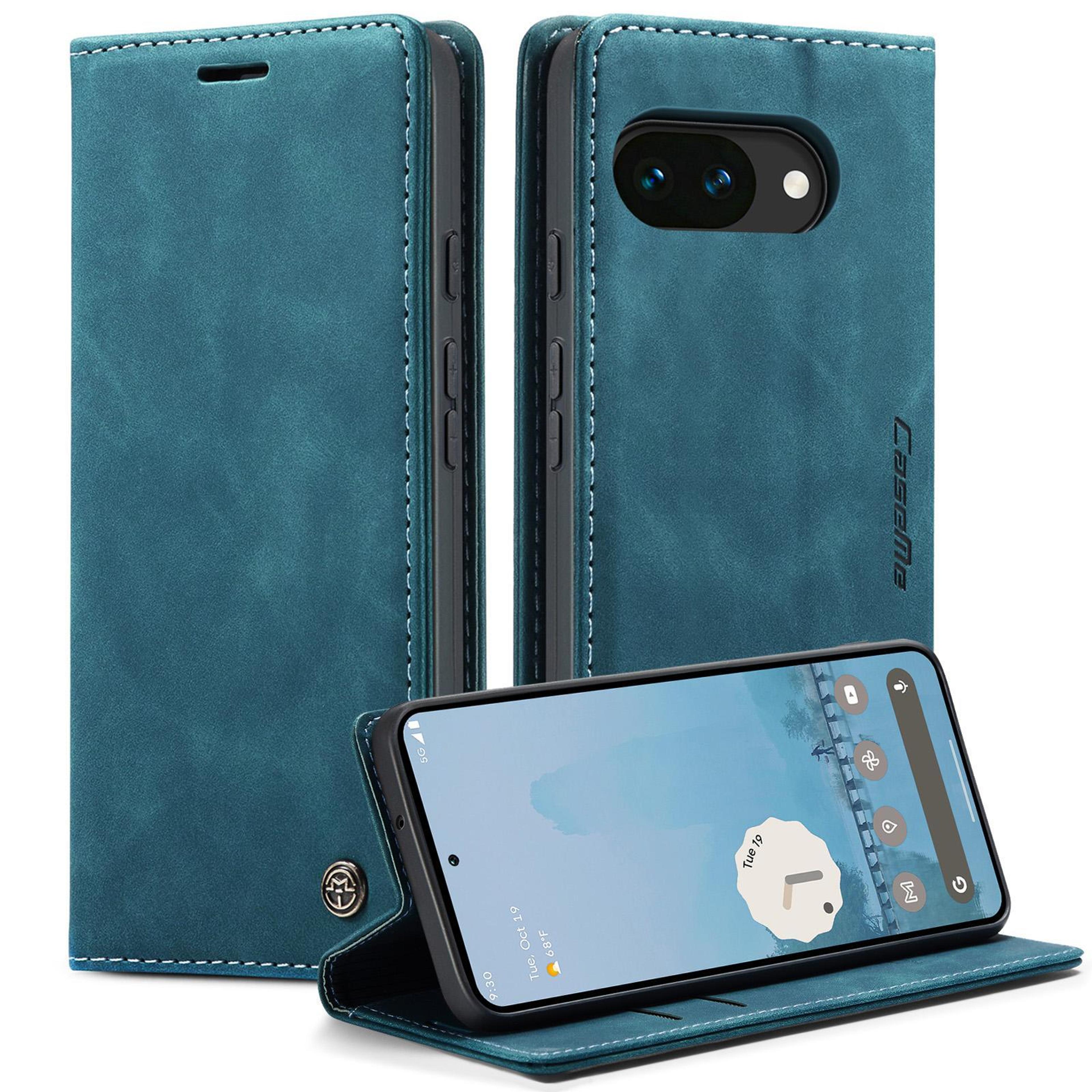 Google Pixel 9a Wallet Flip Case Leather Stand Cover With Card Holder Shockproof Protection 8