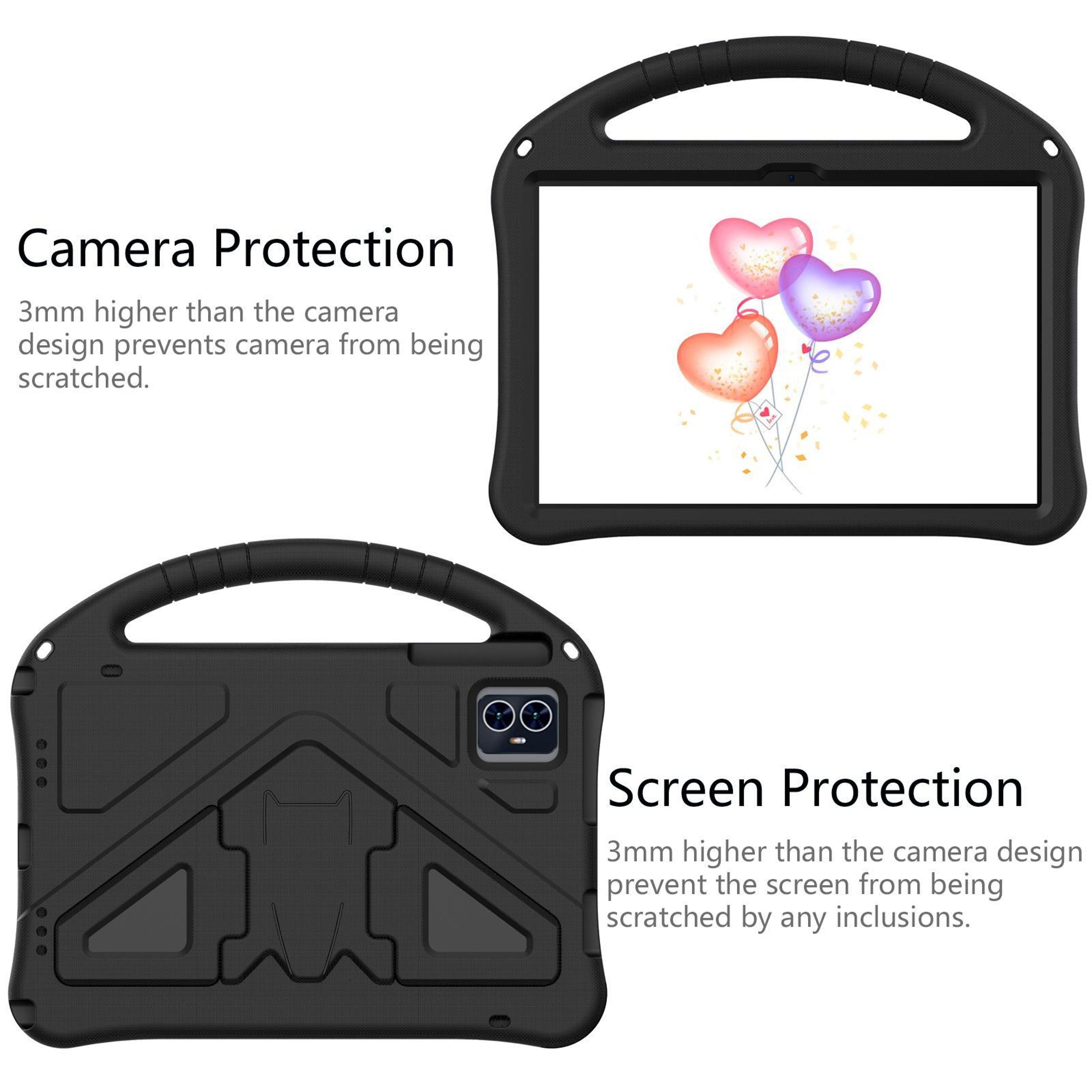 Shockproof Kids Tablet Case For TMobile Revvl Tab With Kickstand And Grip Handle 2
