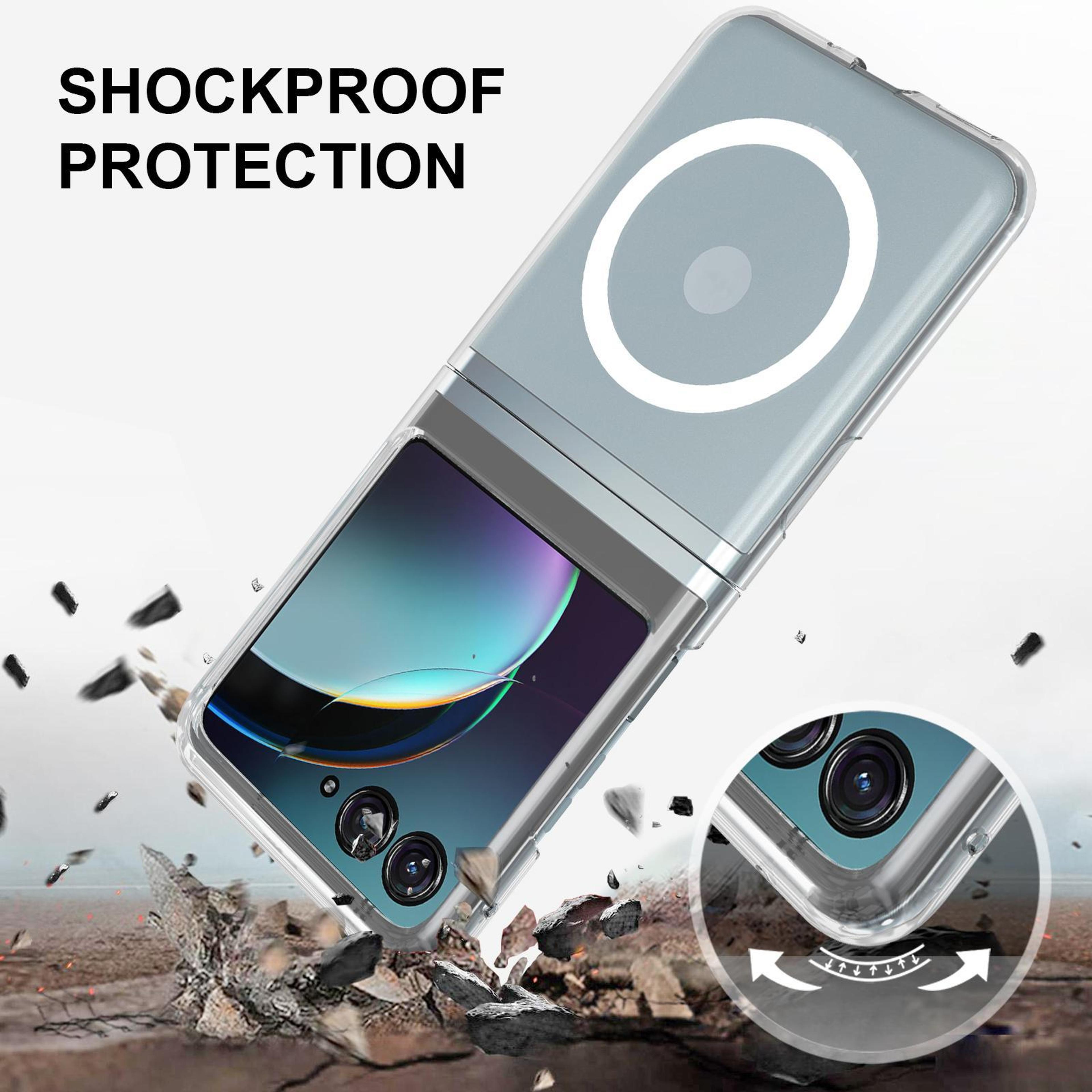 Motorola Razr MagSafe Case Clear Scratchproof Slim Protective Cover 5