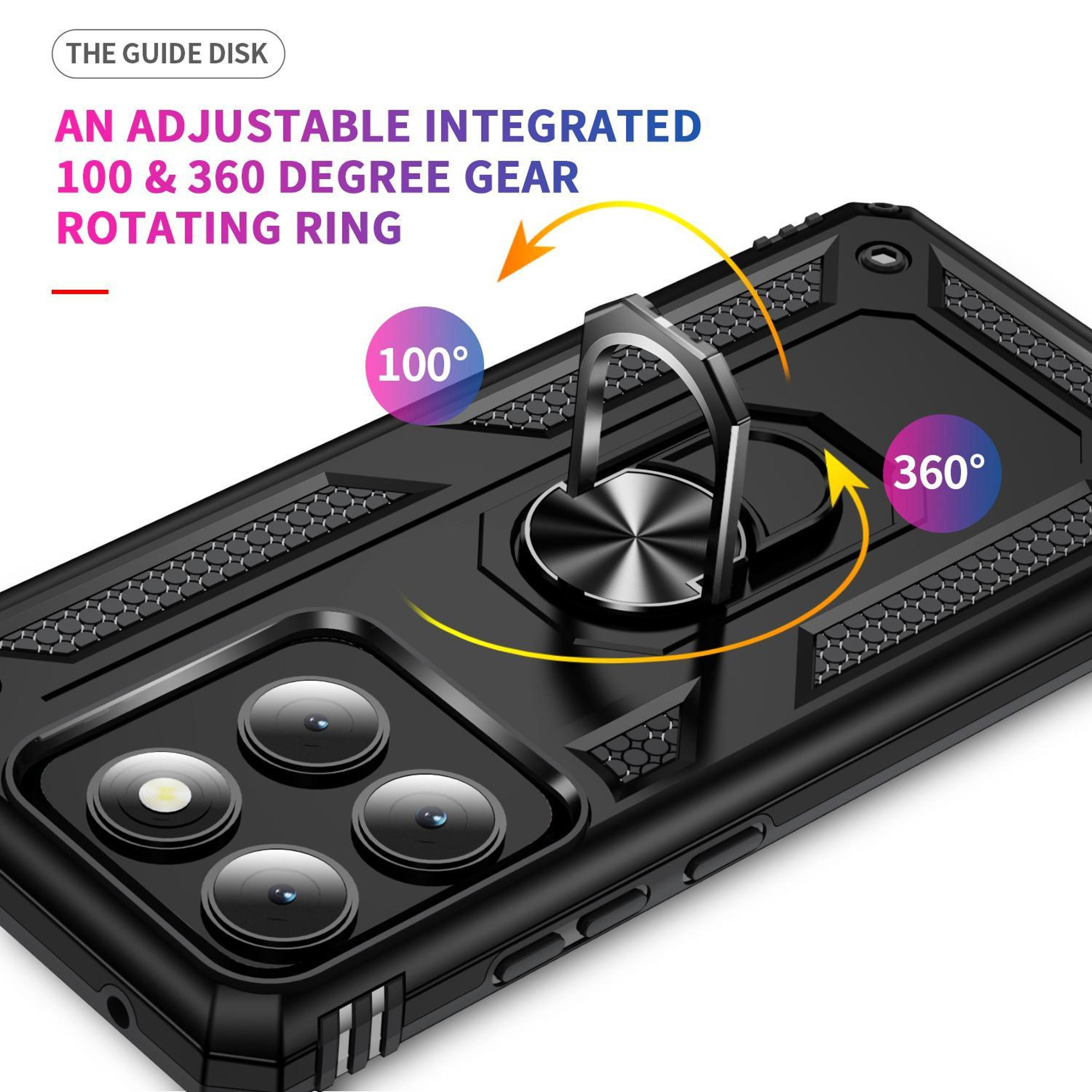 Motorola Edge  Shockproof TPU PC Case With Ring Holder Kickstand Protective Cover 5