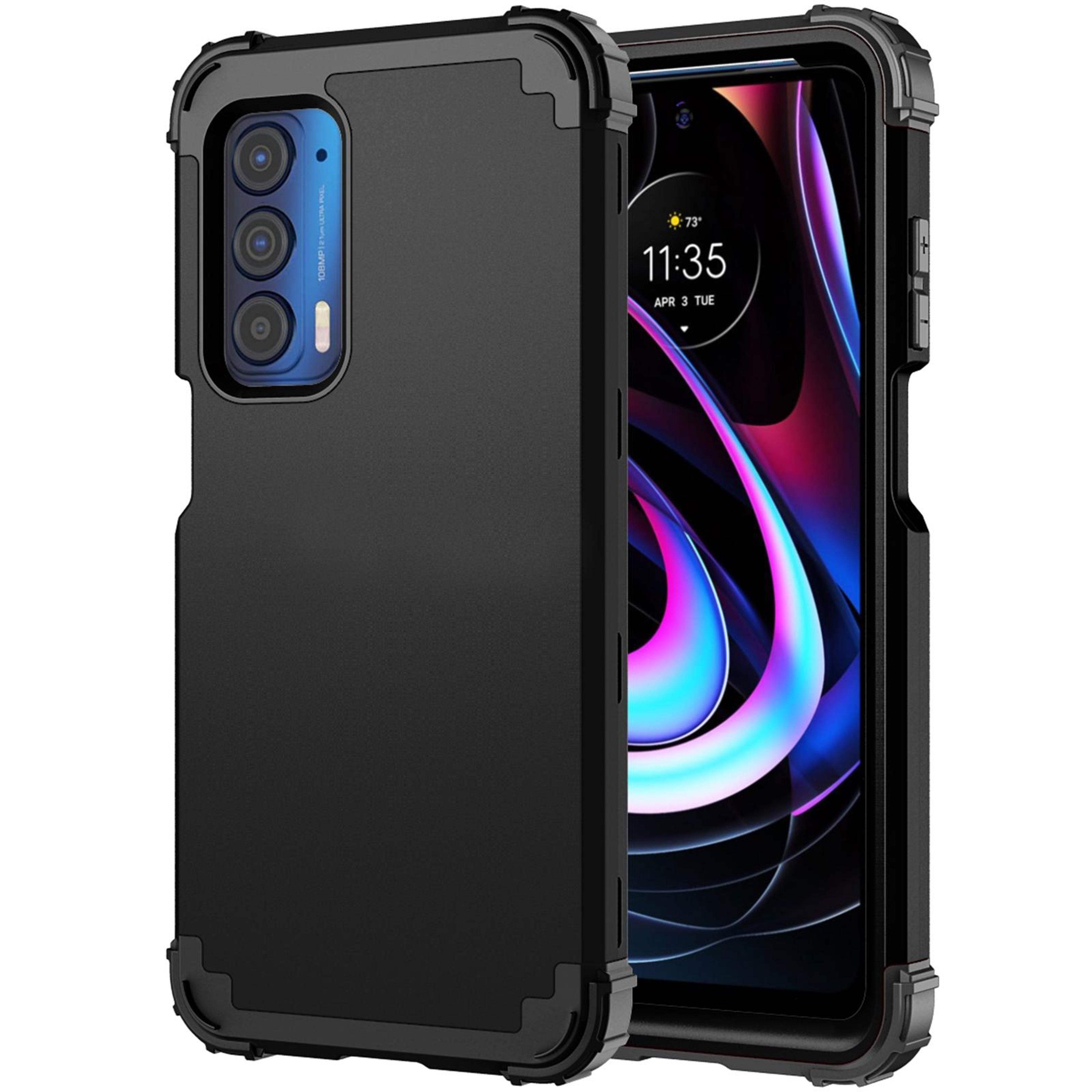 Motorola Edge 2021 Protective Phone Case Shockproof PC Silicone Case With Slim Grip 1