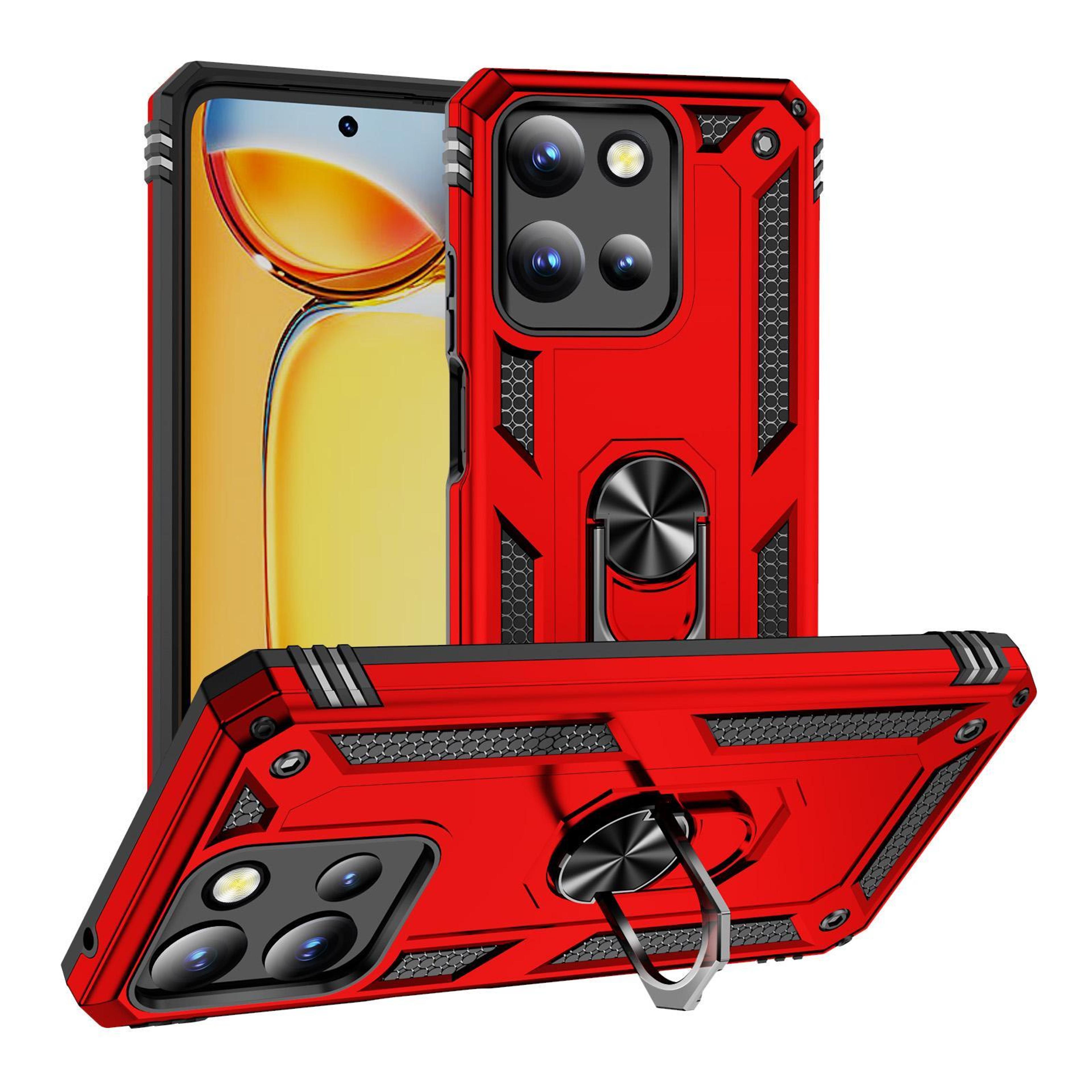 Motorola Edge  Shockproof TPU PC Case With Ring Holder Kickstand Protective Cover 18