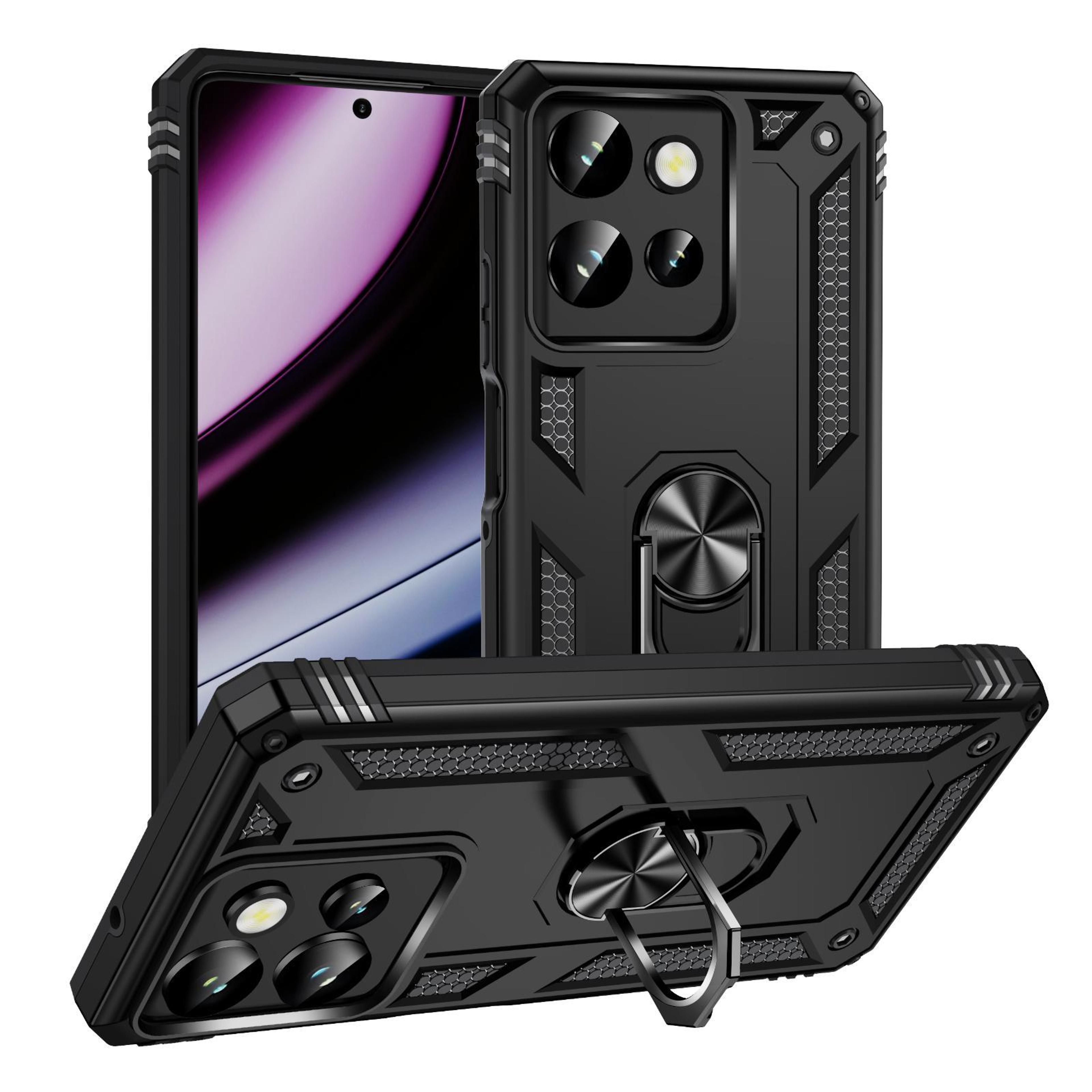 Motorola Edge  Shockproof TPU PC Case With Ring Holder Kickstand Protective Cover 20