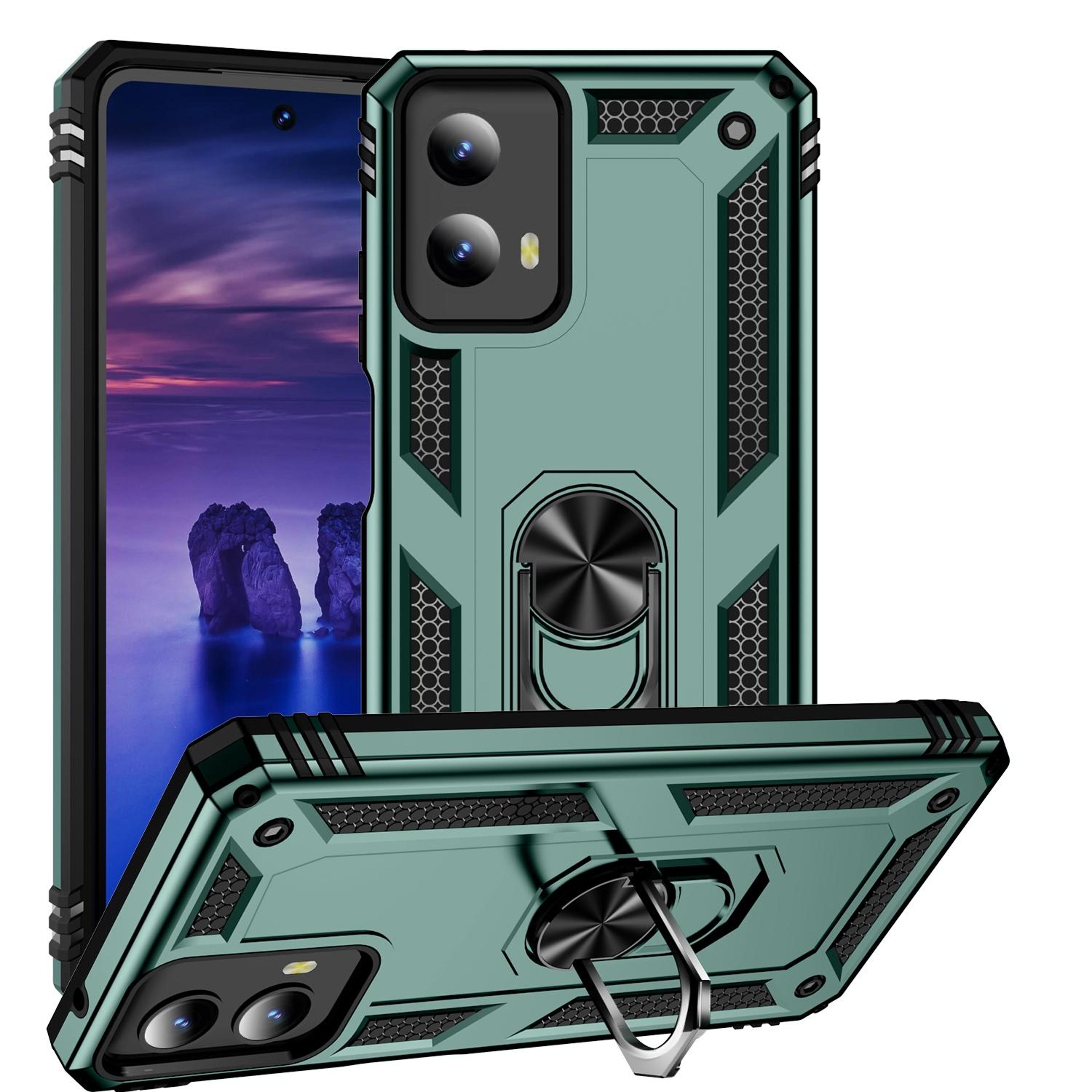 Motorola Edge  Shockproof TPU PC Case With Ring Holder Kickstand Protective Cover 34