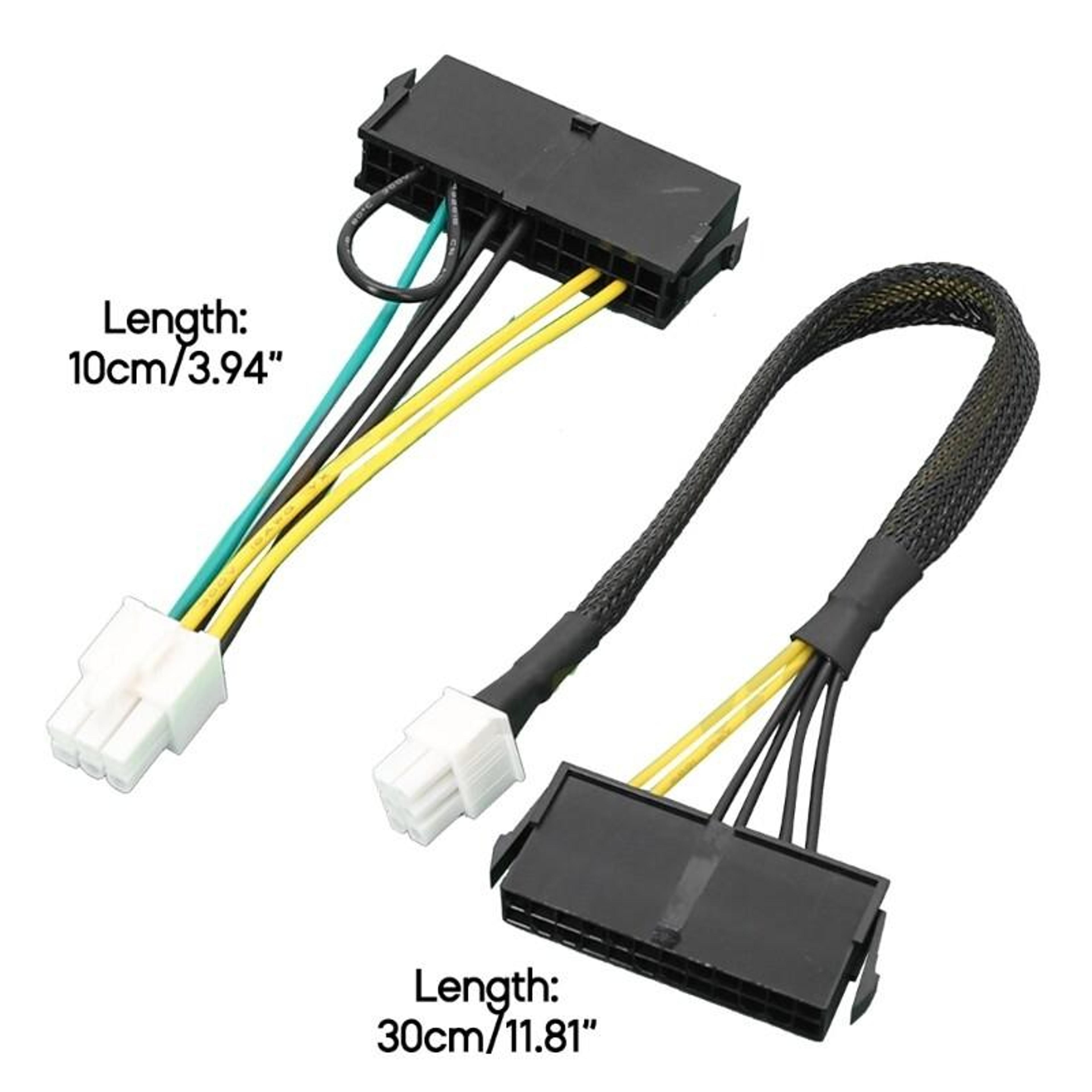 Acer 6 Pin Motherboard To 24 Pin ATX Power Adapter Cable For PC Power Supply Conversion 2