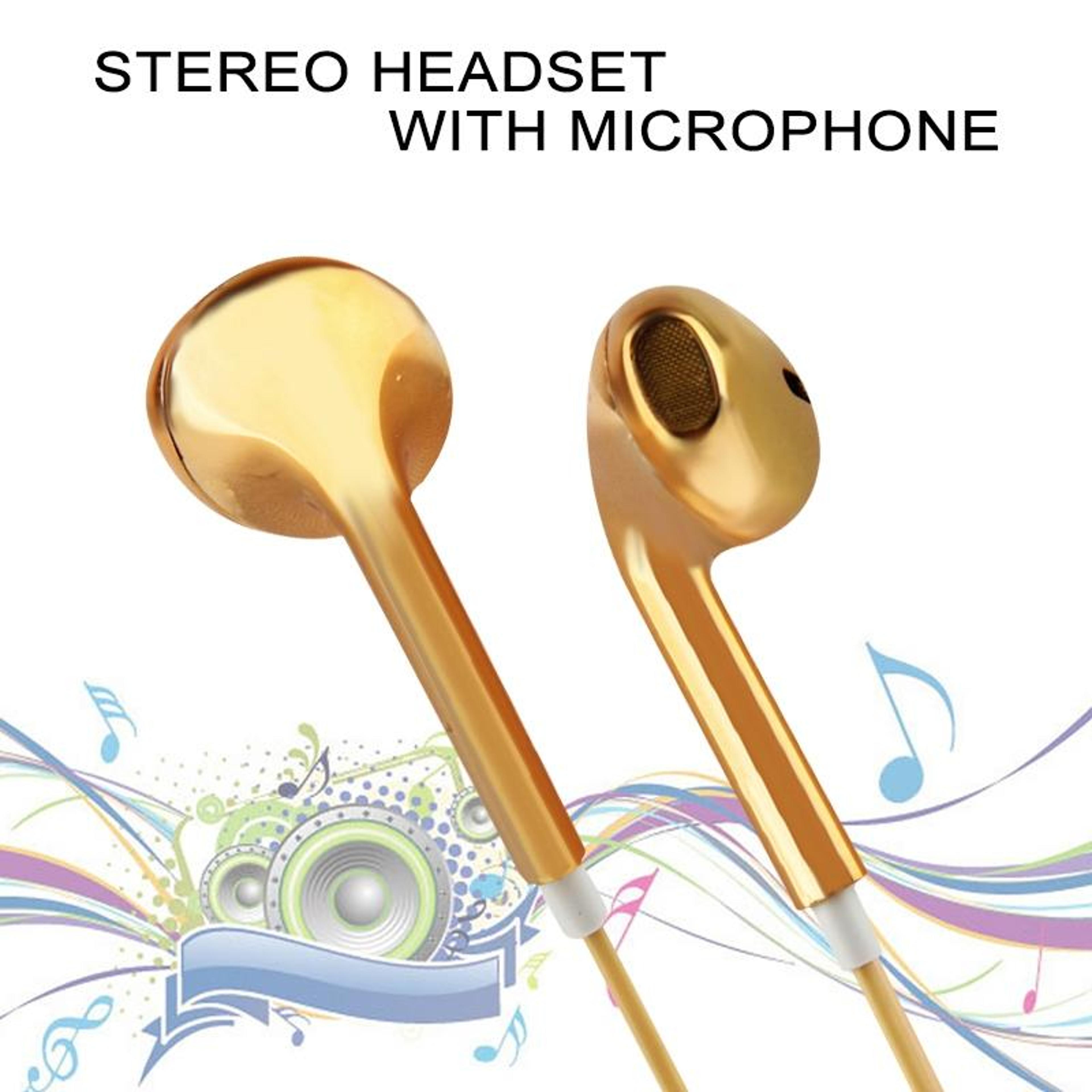 Wired InEar Stereo Earphones With Mic  Remote For Android 35mm Bass Earbuds 3