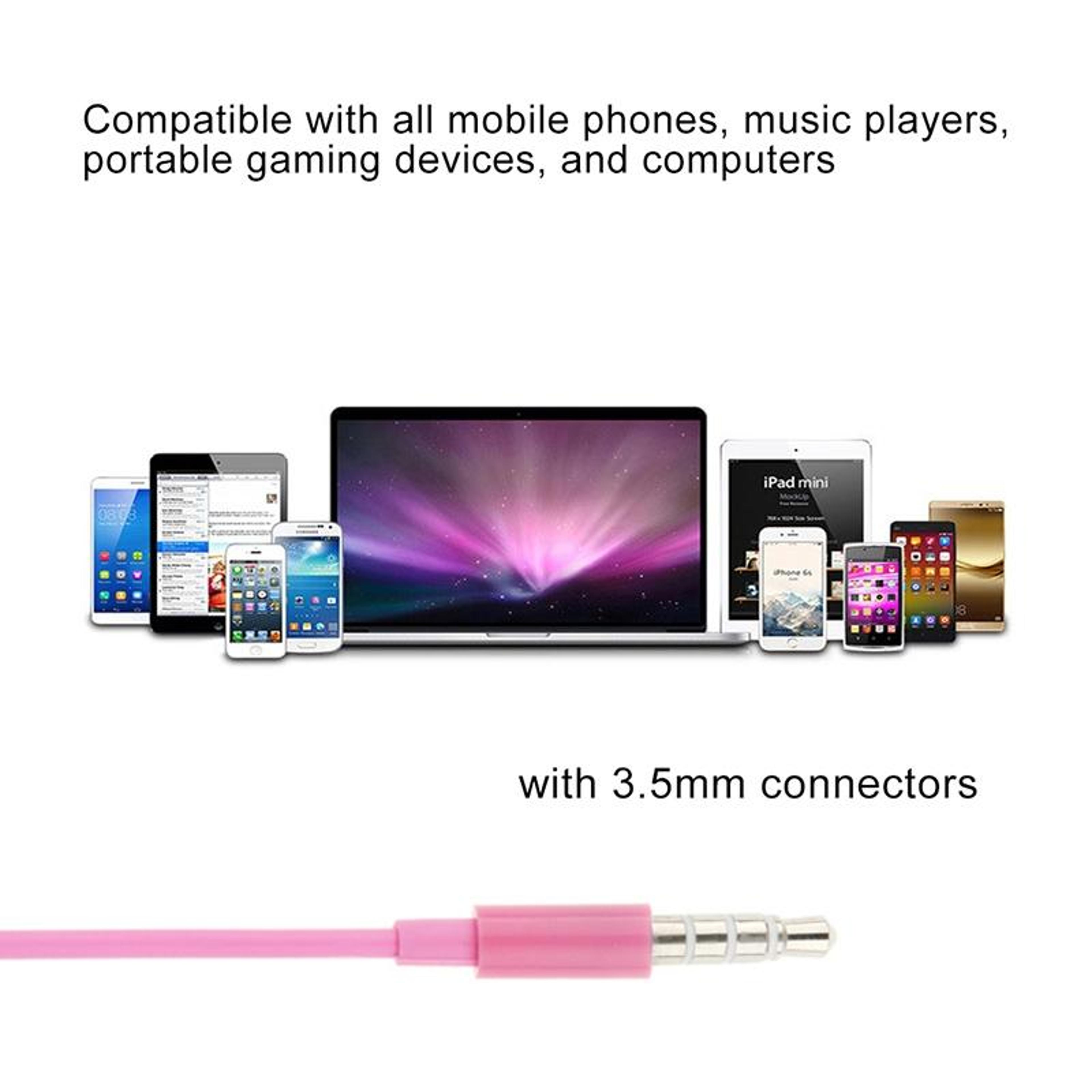 Wired InEar Stereo Earphones With Mic  Remote For Android 35mm Bass Earbuds 4