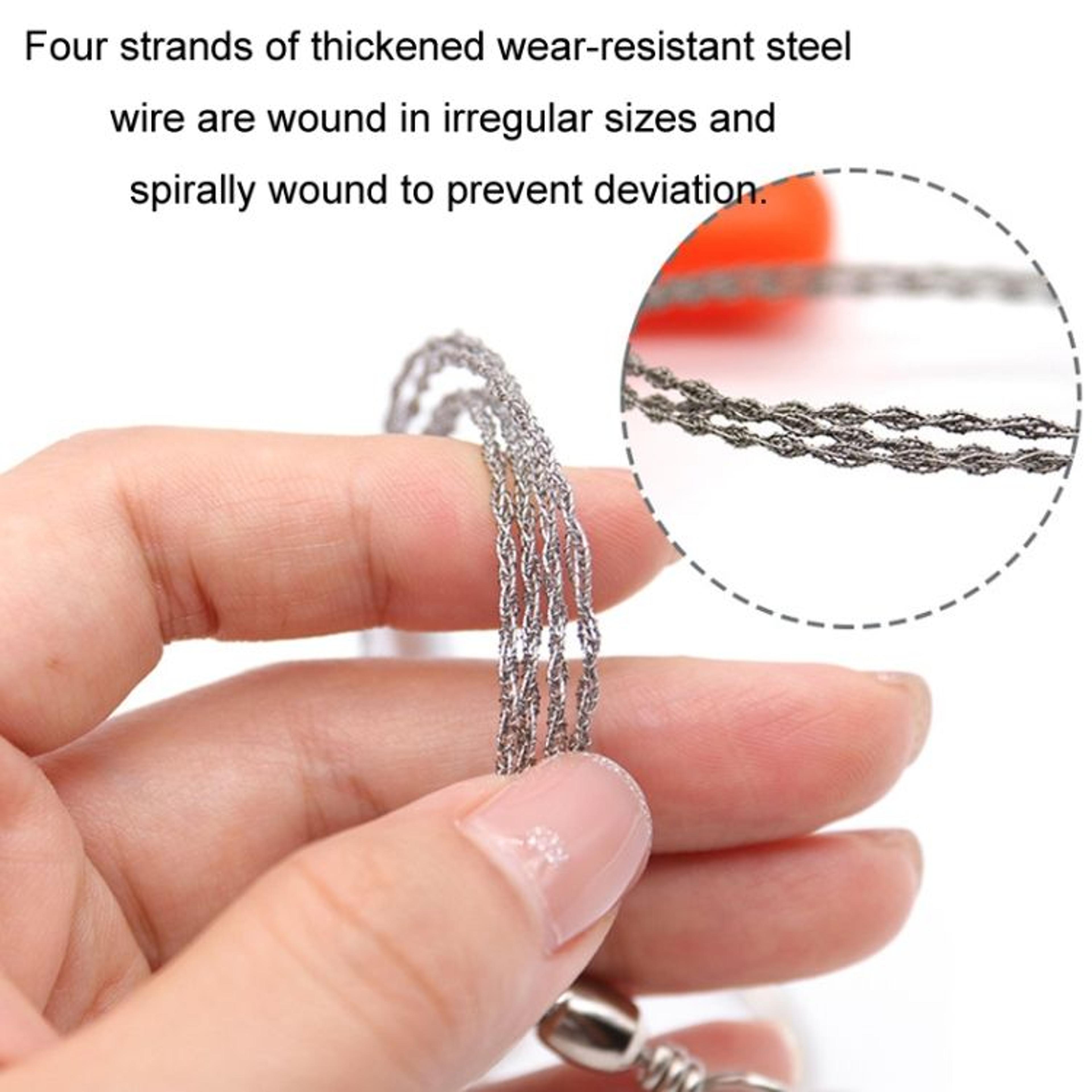 Portable Stainless Steel Wire Saw For Camping Survival Gear 4
