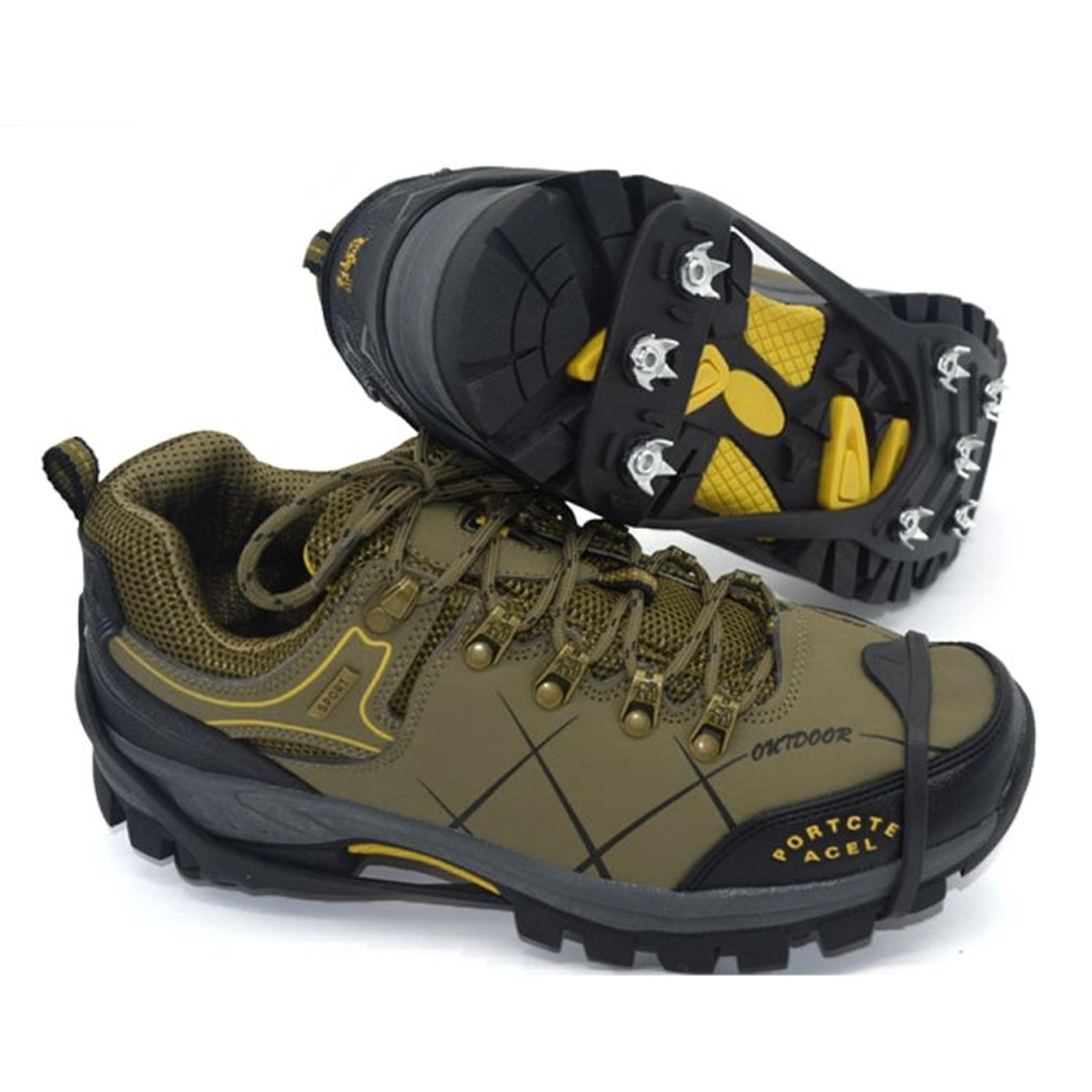 8 Teeth Ice Claw AntiSlip Shoe Covers For Snow  Ice Grip Durable Winter Traction Cleats 2