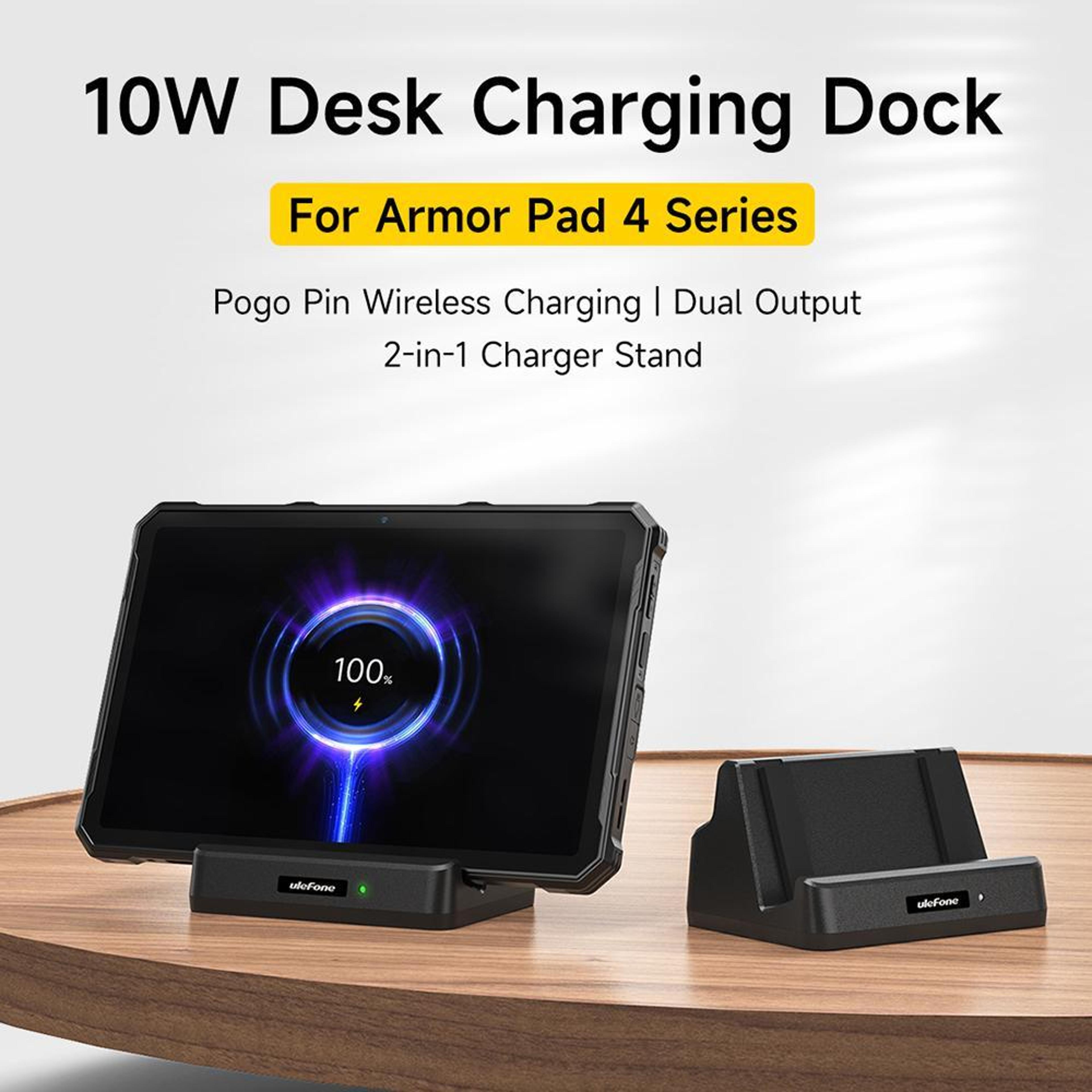AirCooled Wireless Charger Stand Fast Charging Dock For IPhone  Android 6