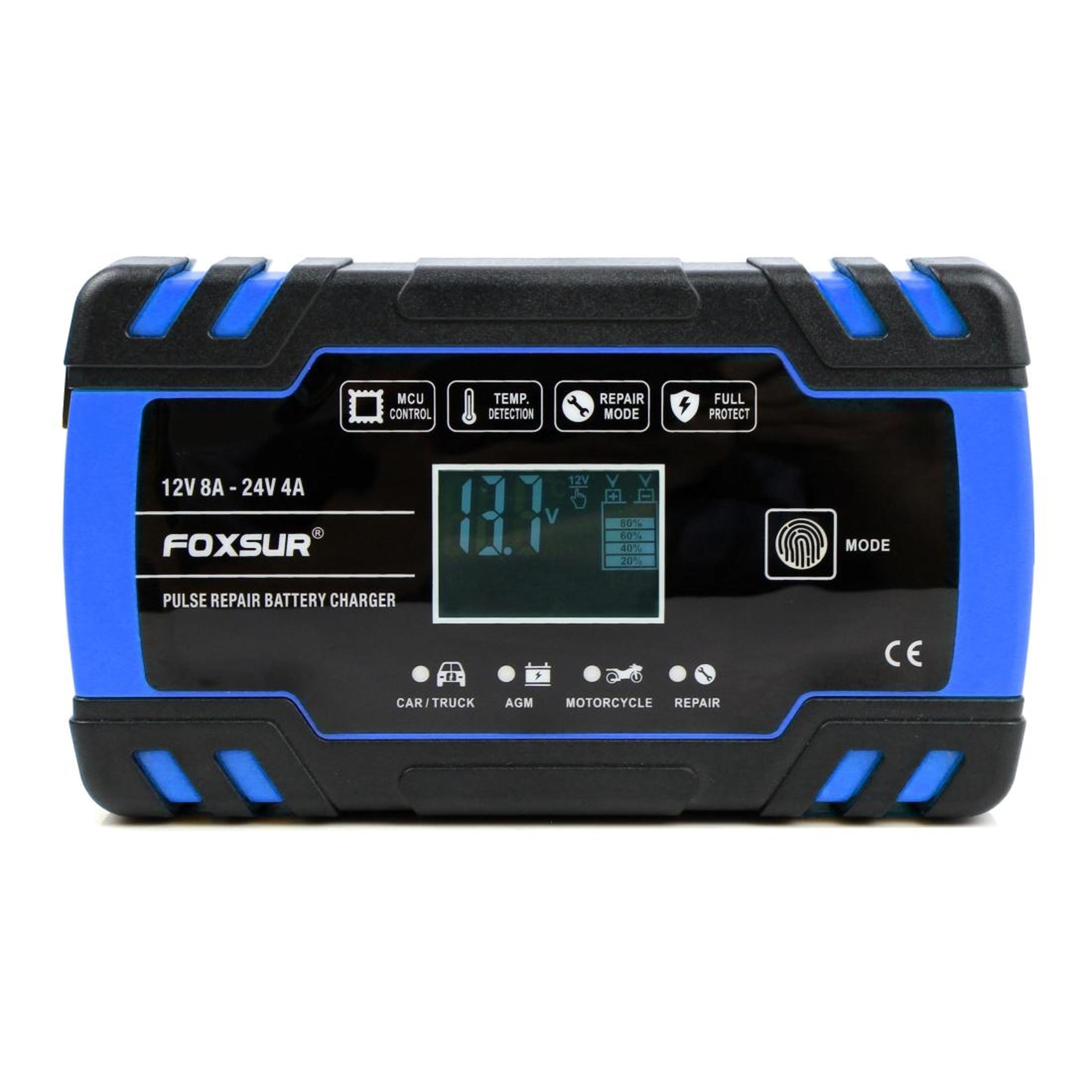 Smart Automatic Battery Charger For Car Motorcycle Truck AGM Charger 1