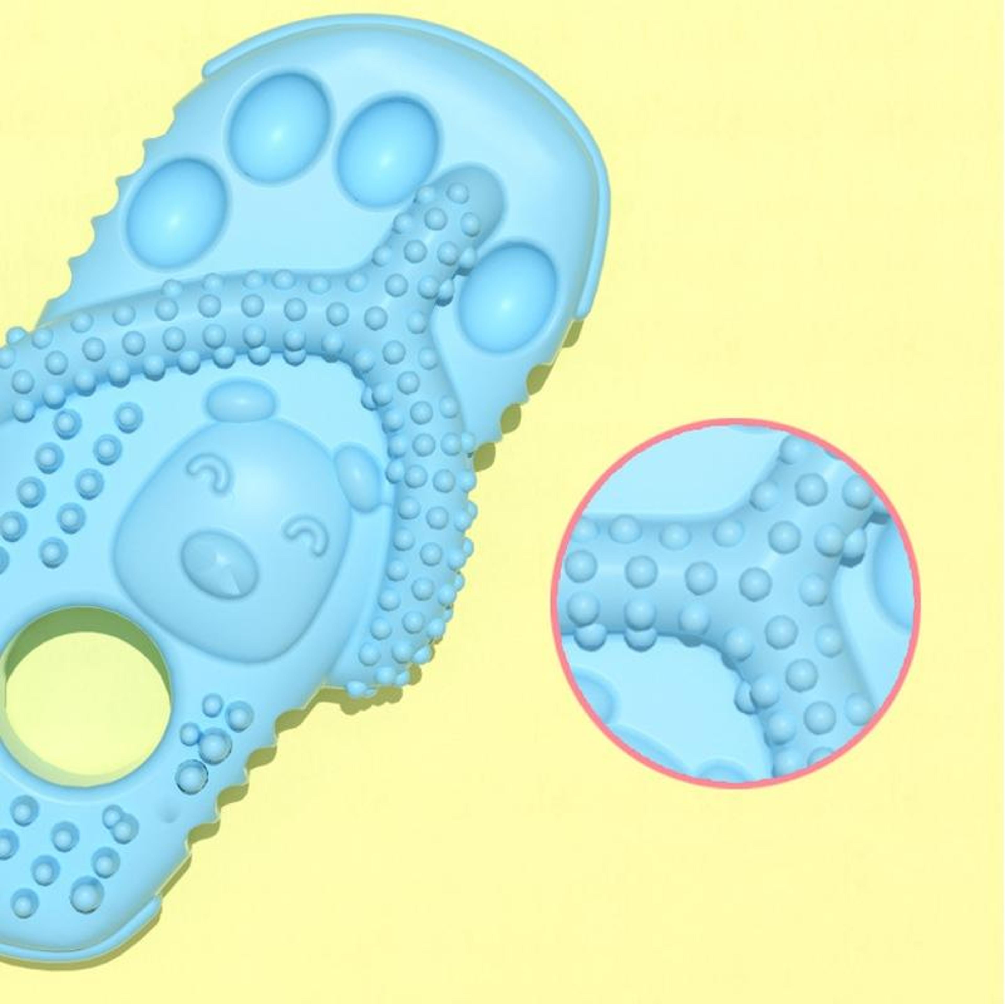 Durable Dog Chew Toy For Teeth Cleaning TPR Slipper Bite Toy 3
