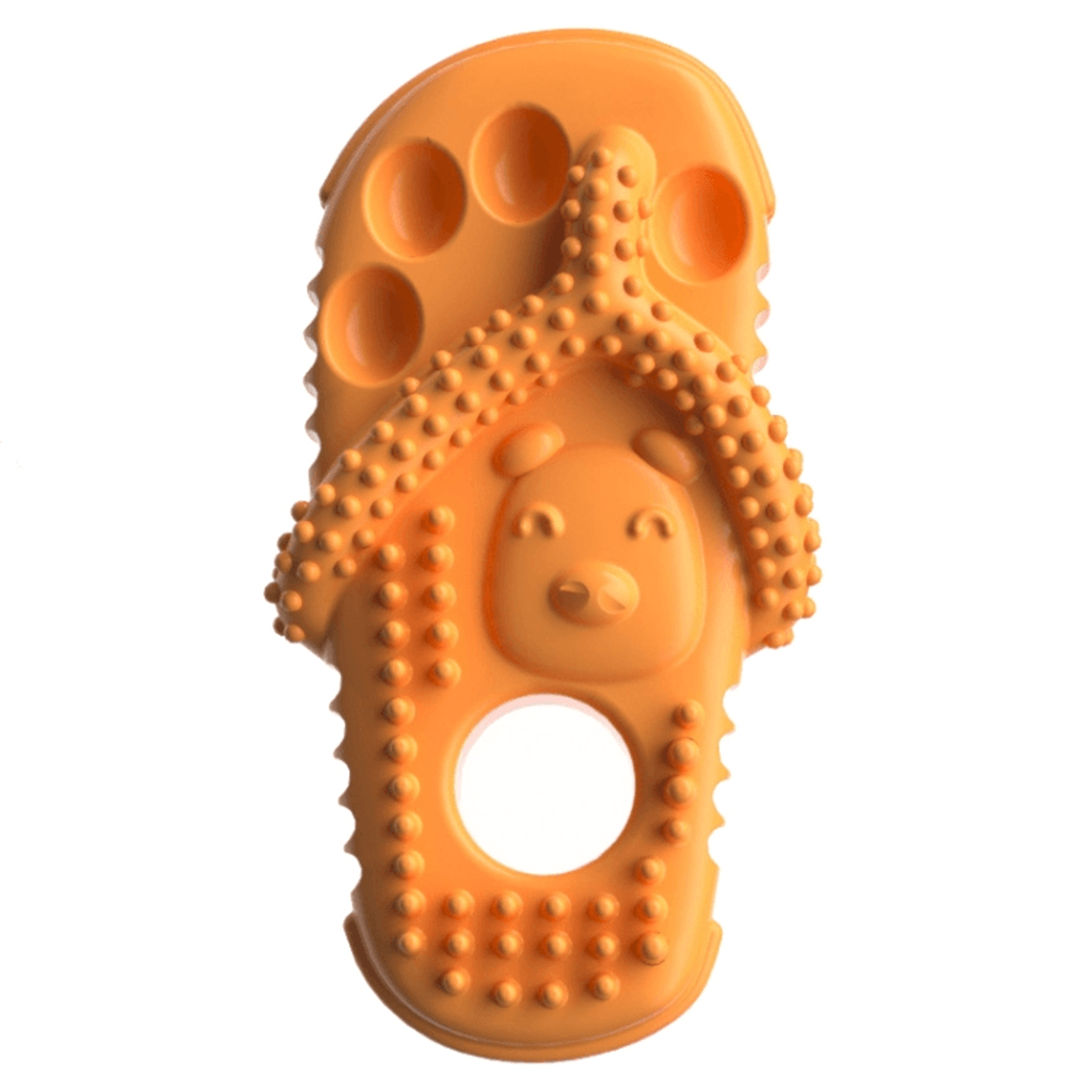 Durable Dog Chew Toy For Teeth Cleaning TPR Slipper Bite Toy 12