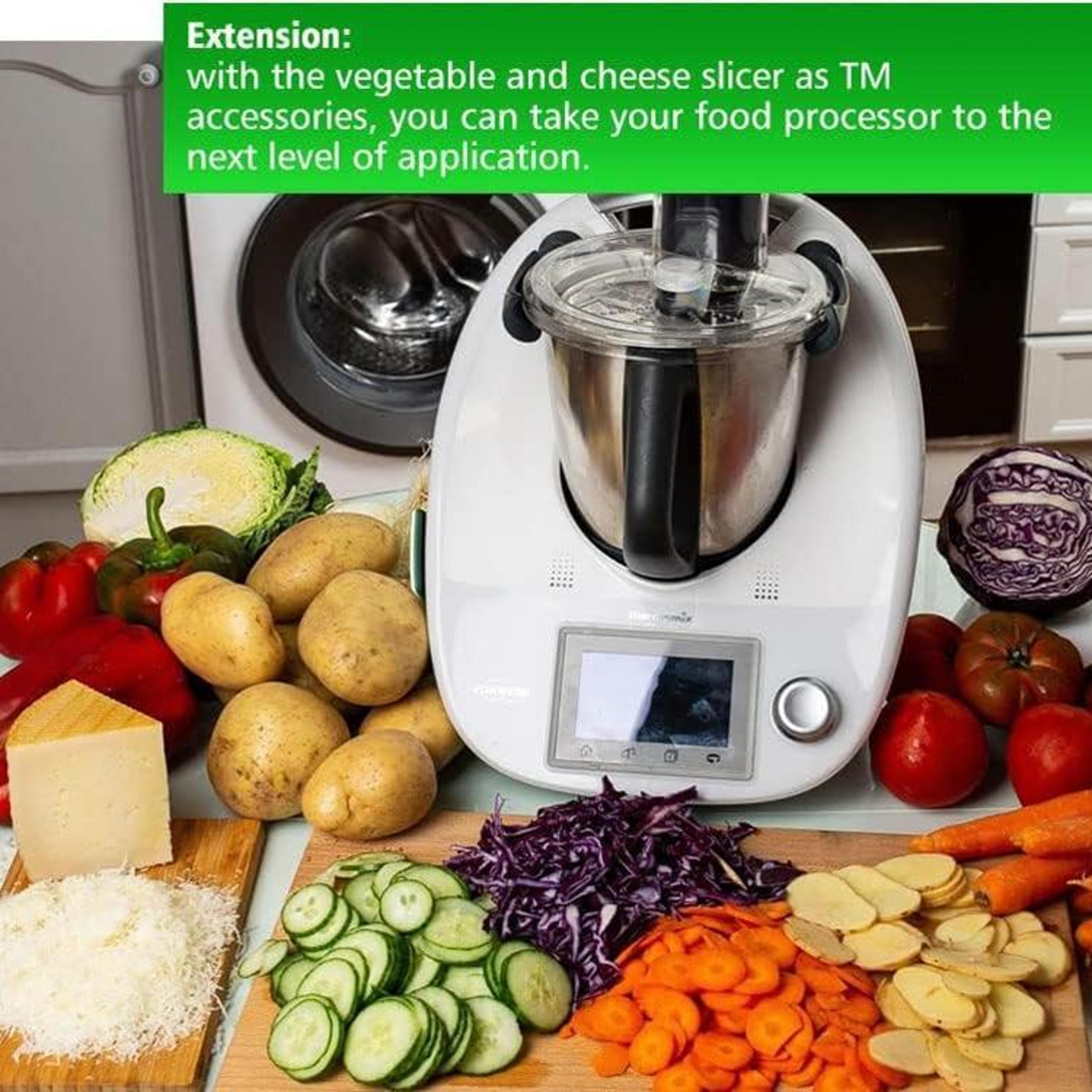 Thermomix Stainless Steel Slicer Grater Attachment For Effortless Food Prep 3