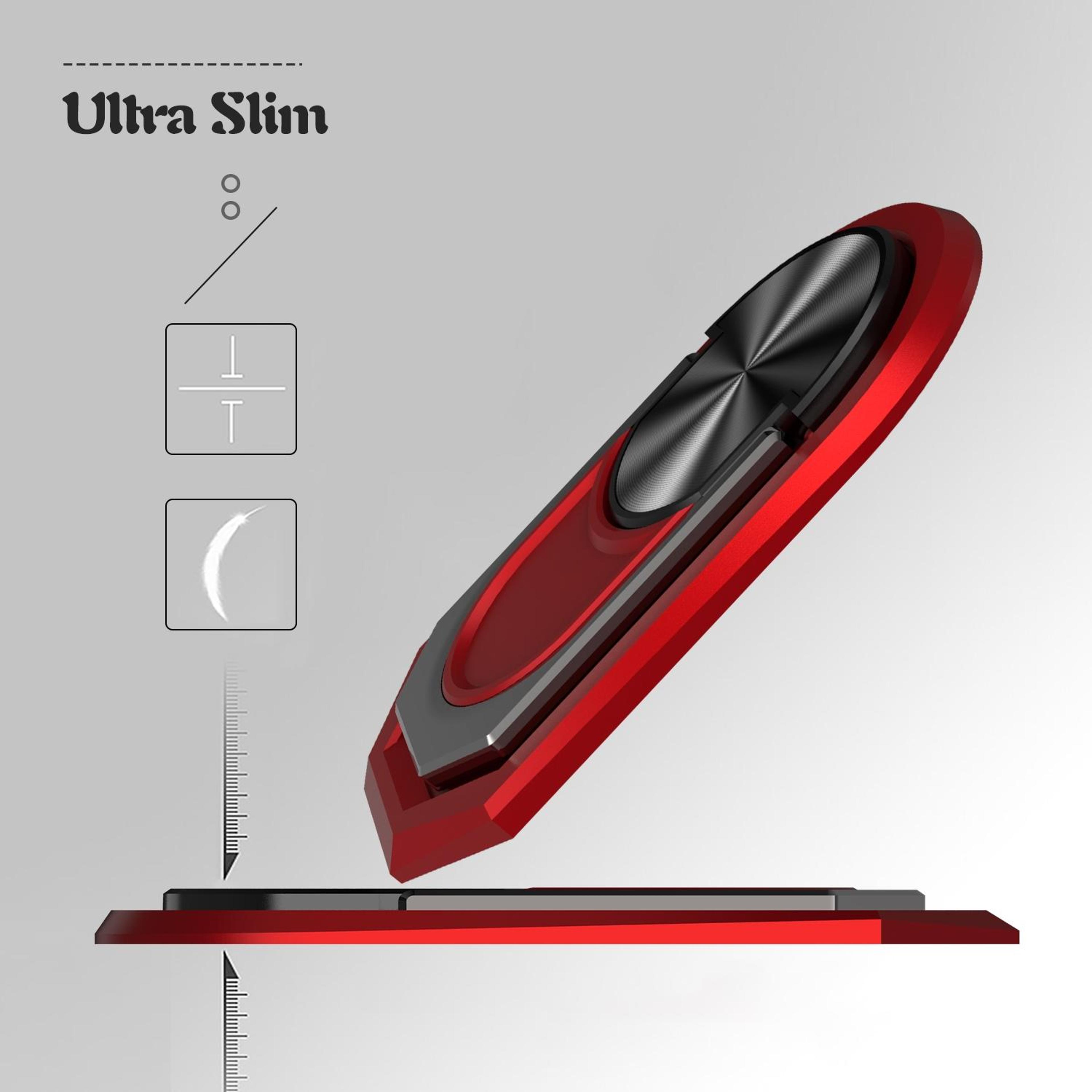 360 Rotatable Magnetic Phone Ring Holder Grip Stand Ultra Thin Universal Mount 1