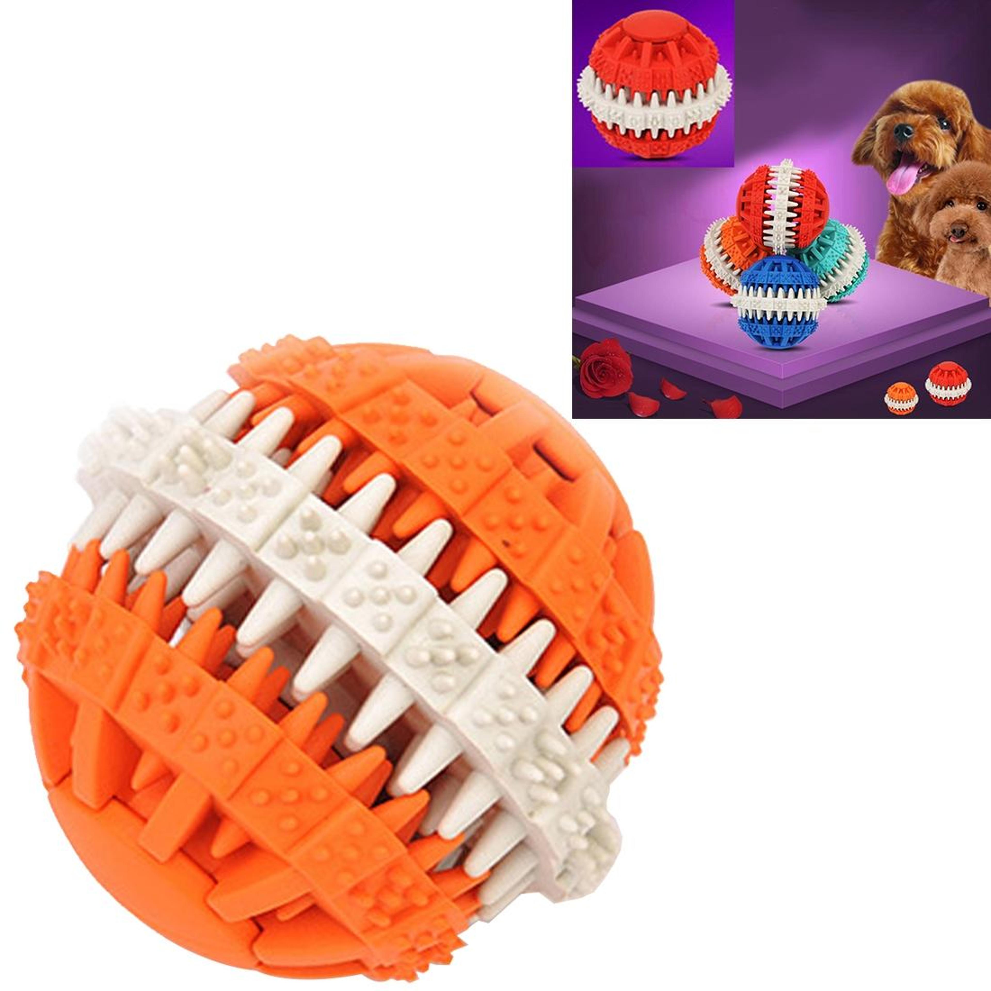 Interactive Dog Chew Ball For Teeth Cleaning Treat Dispensing Toy 2