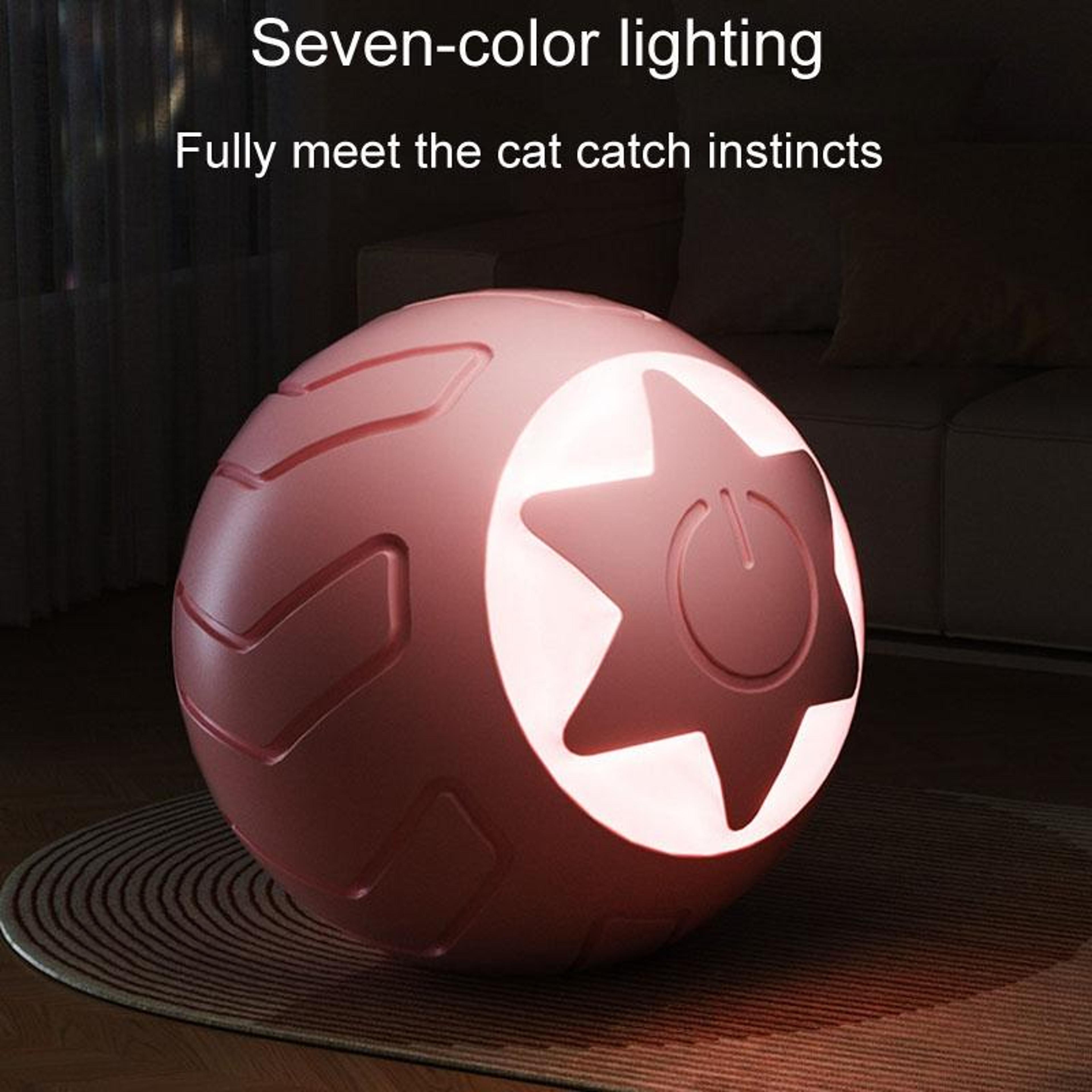 Smart Interactive Cat Ball Toy With LED Light And Motion Sensor For Indoor Pets 8