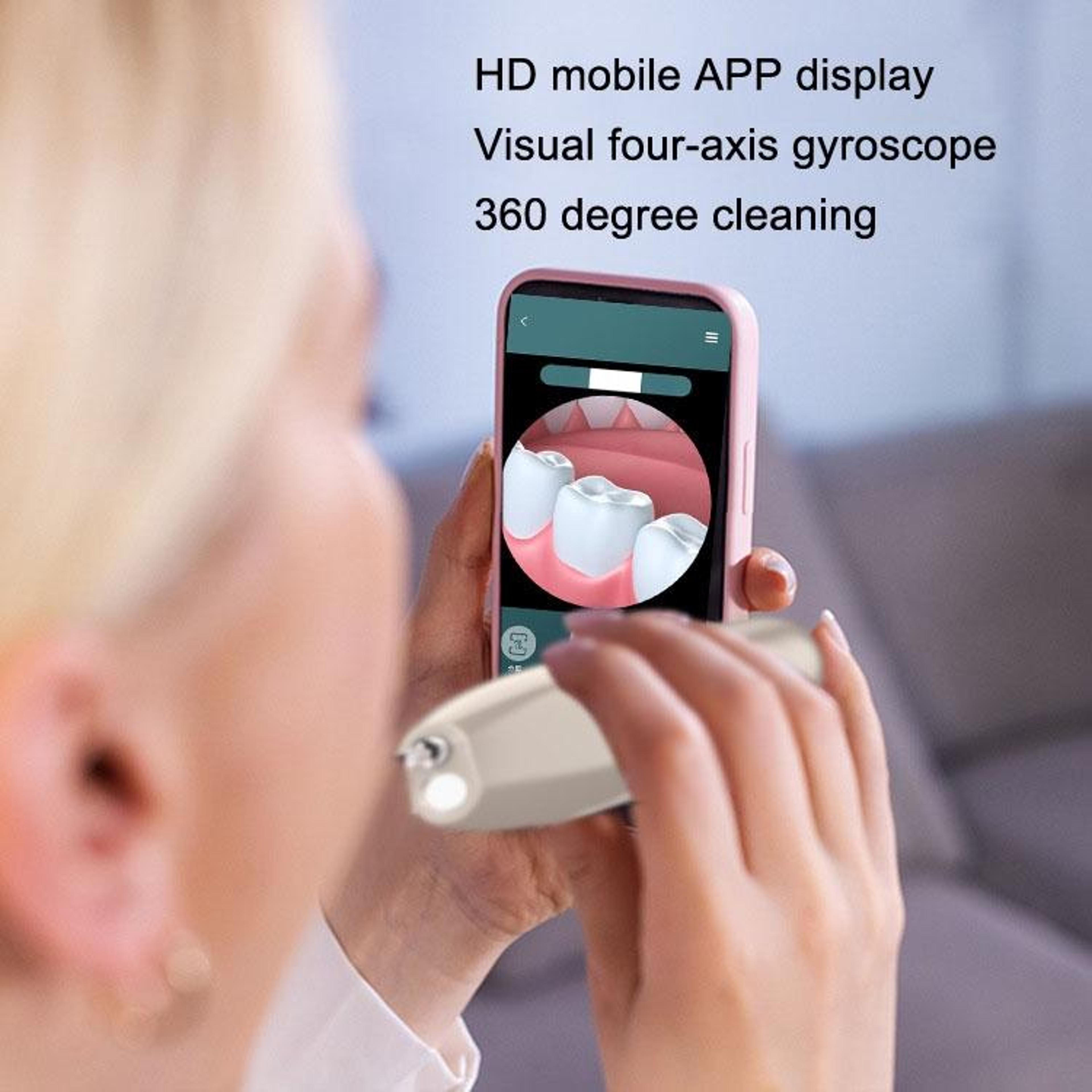 Ultrasonic Dental Scaler With Camera Electric Tartar Remover For Safe Teeth Cleaning 4
