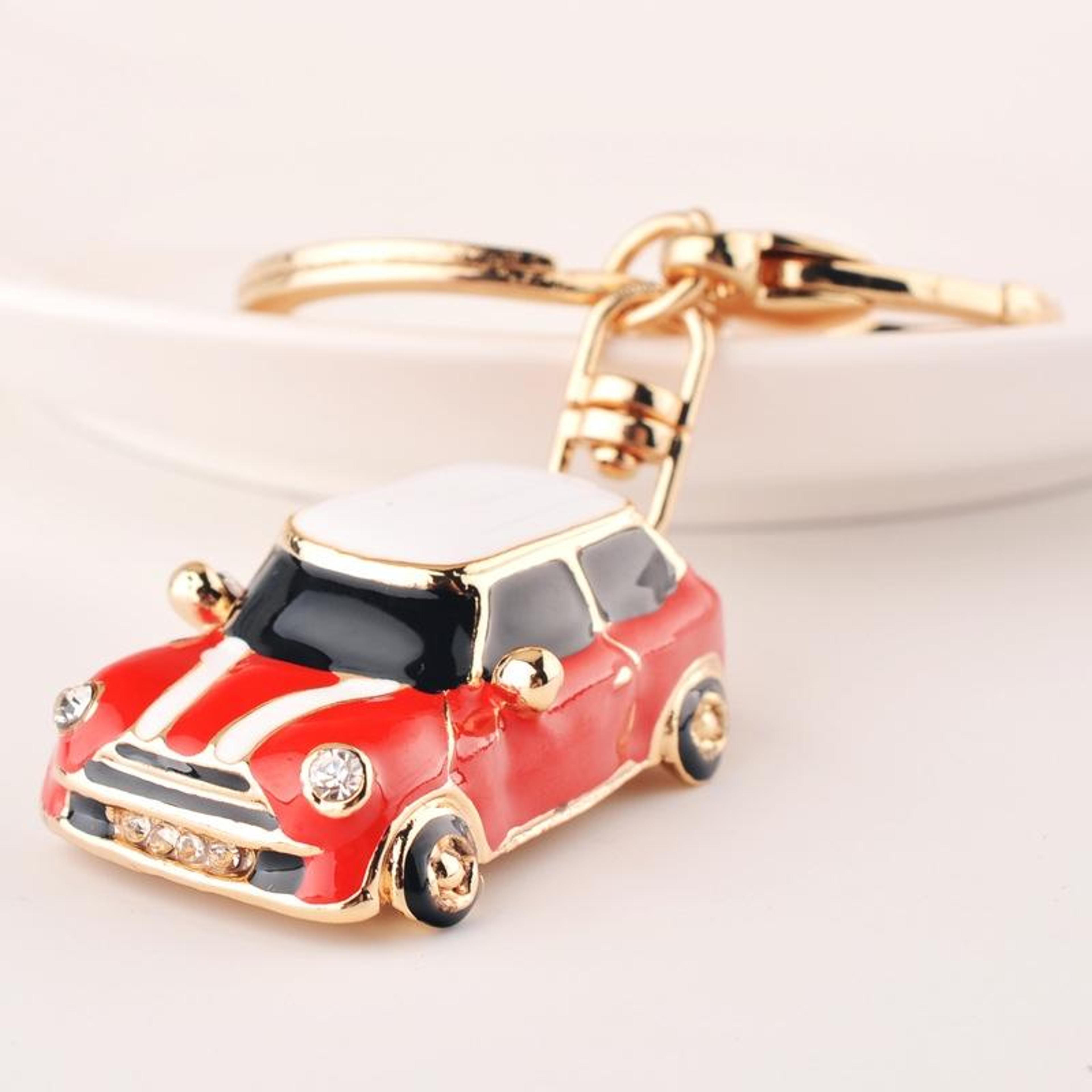 mini beetle car keychain durable metal car key pendant gift