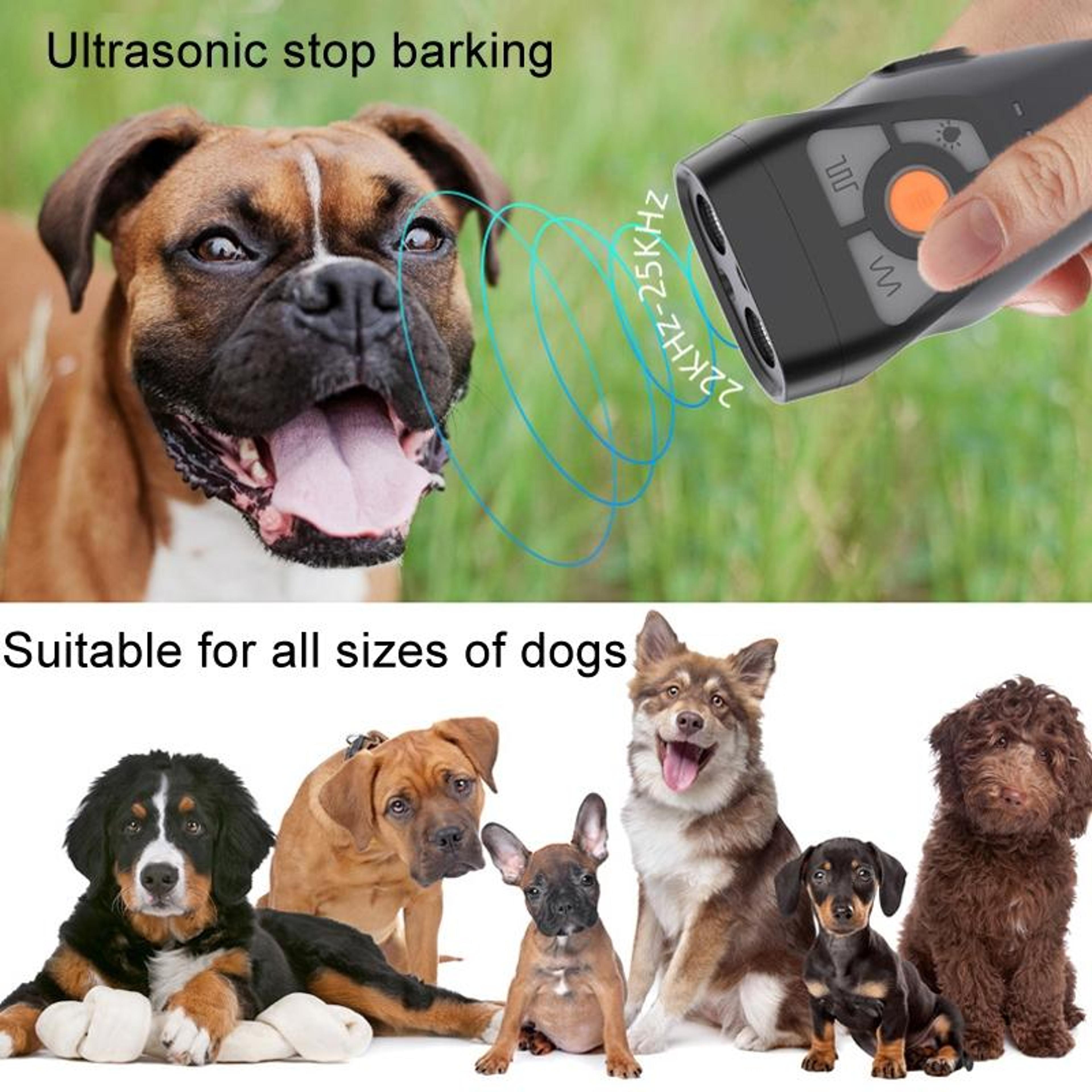 Ultrasonic Dog Repeller  Trainer With Flashlight And Power Bank 6