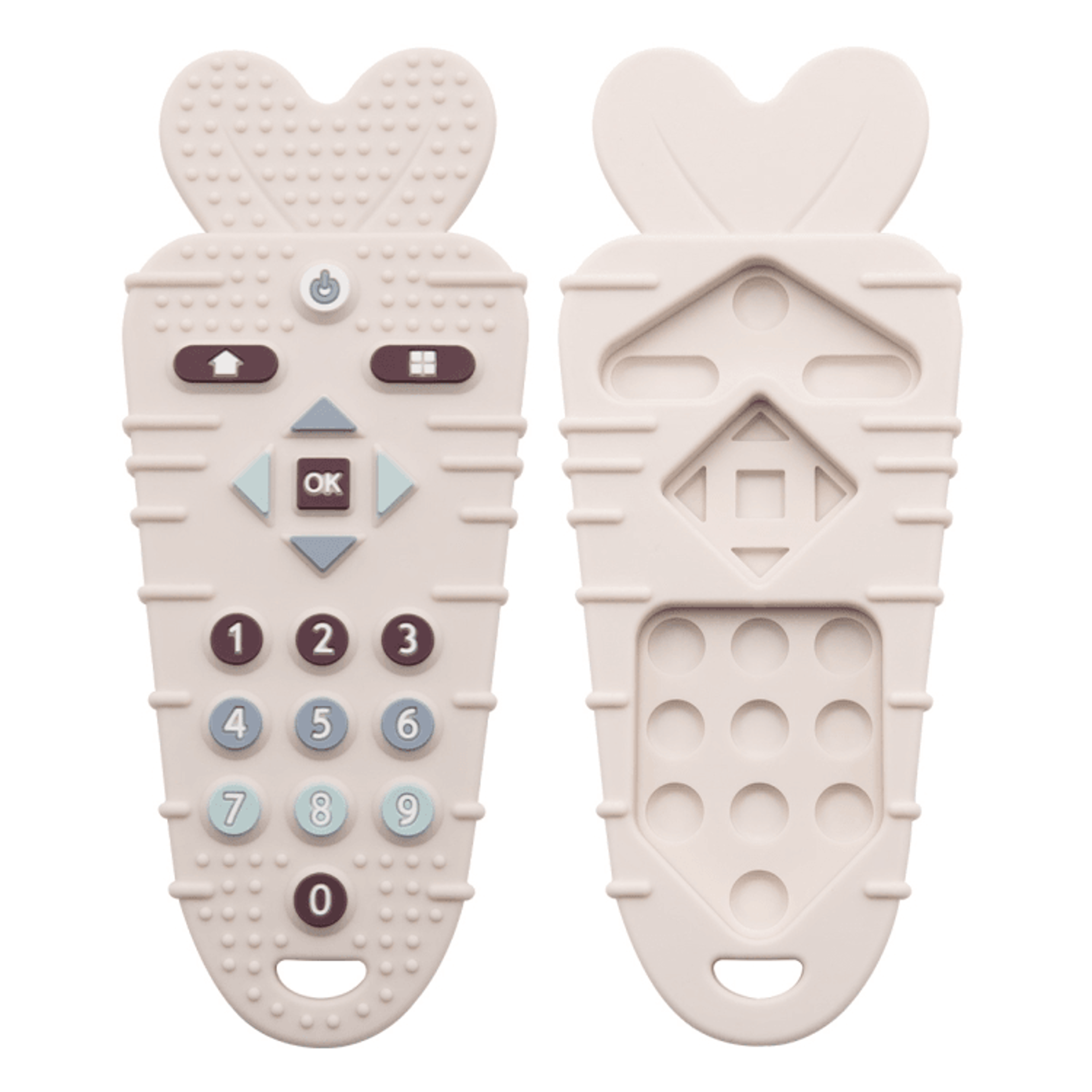 Baby Remote Control Teether Toy Silicone Teething Toy For Babies Anti Hand Chewing Soothing Teether 8