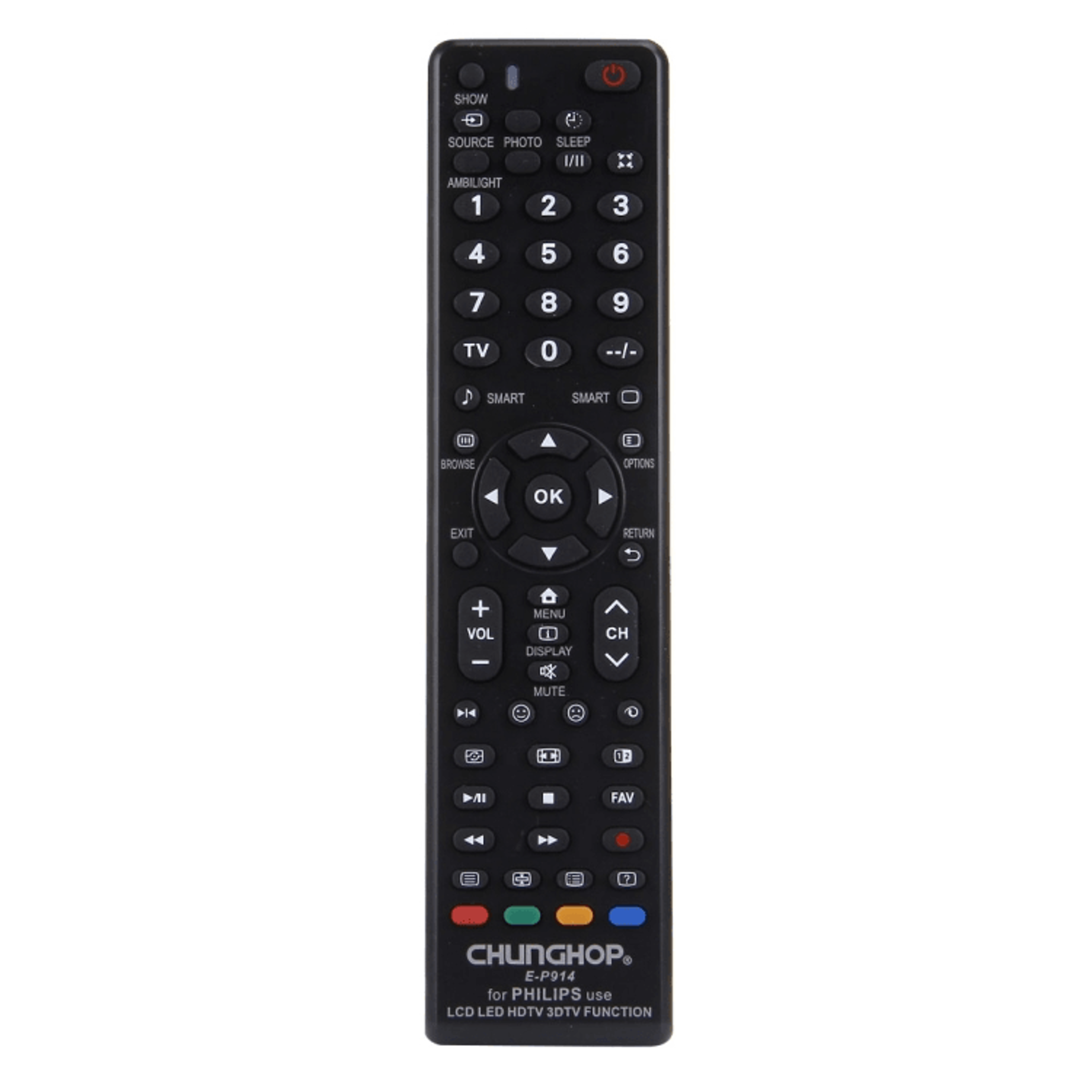 EH910 Universal Remote For Haier TVs No Setup Replacement Controller 10