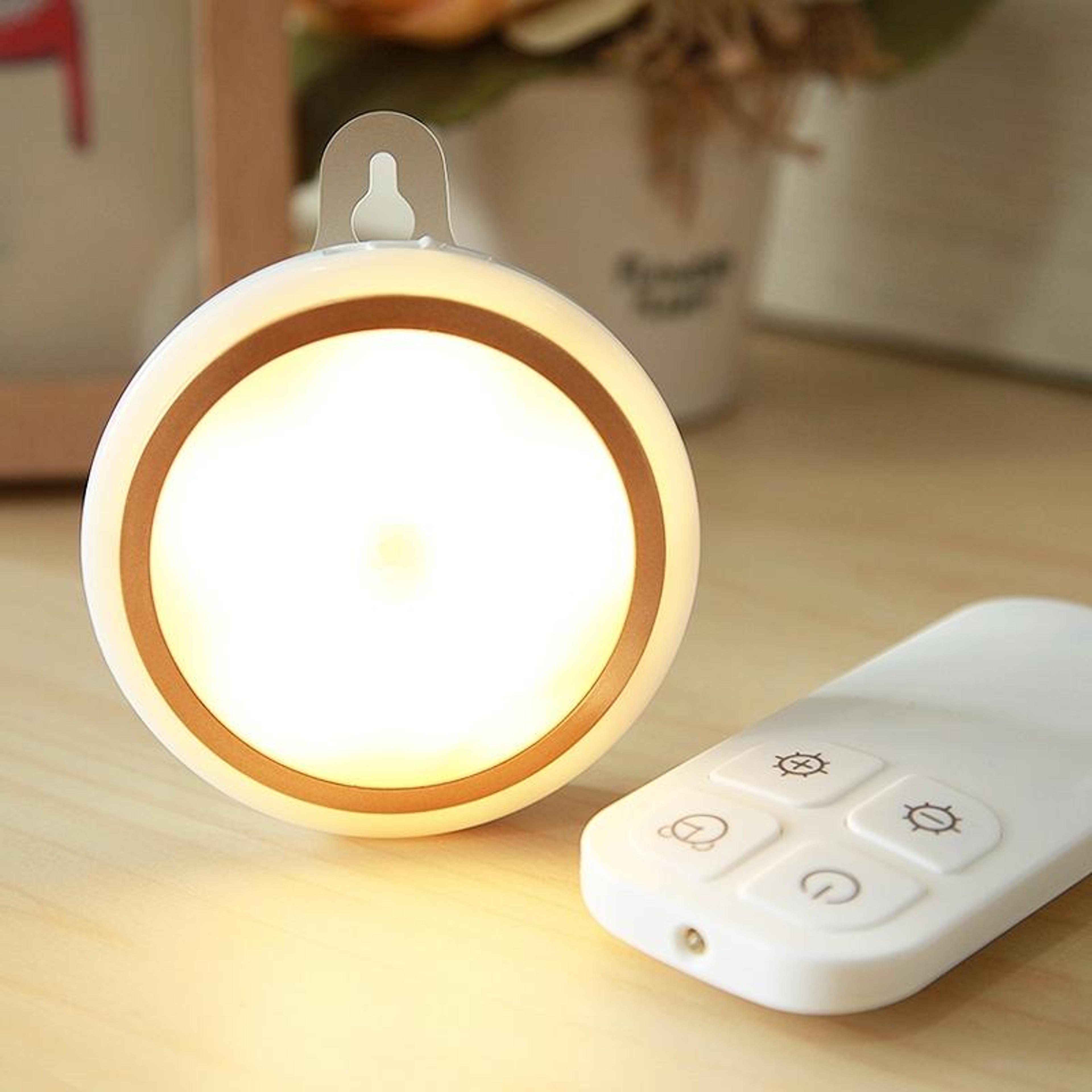 Rechargeable LED Night Light With Remote Control Warm White Cabinet Light 0