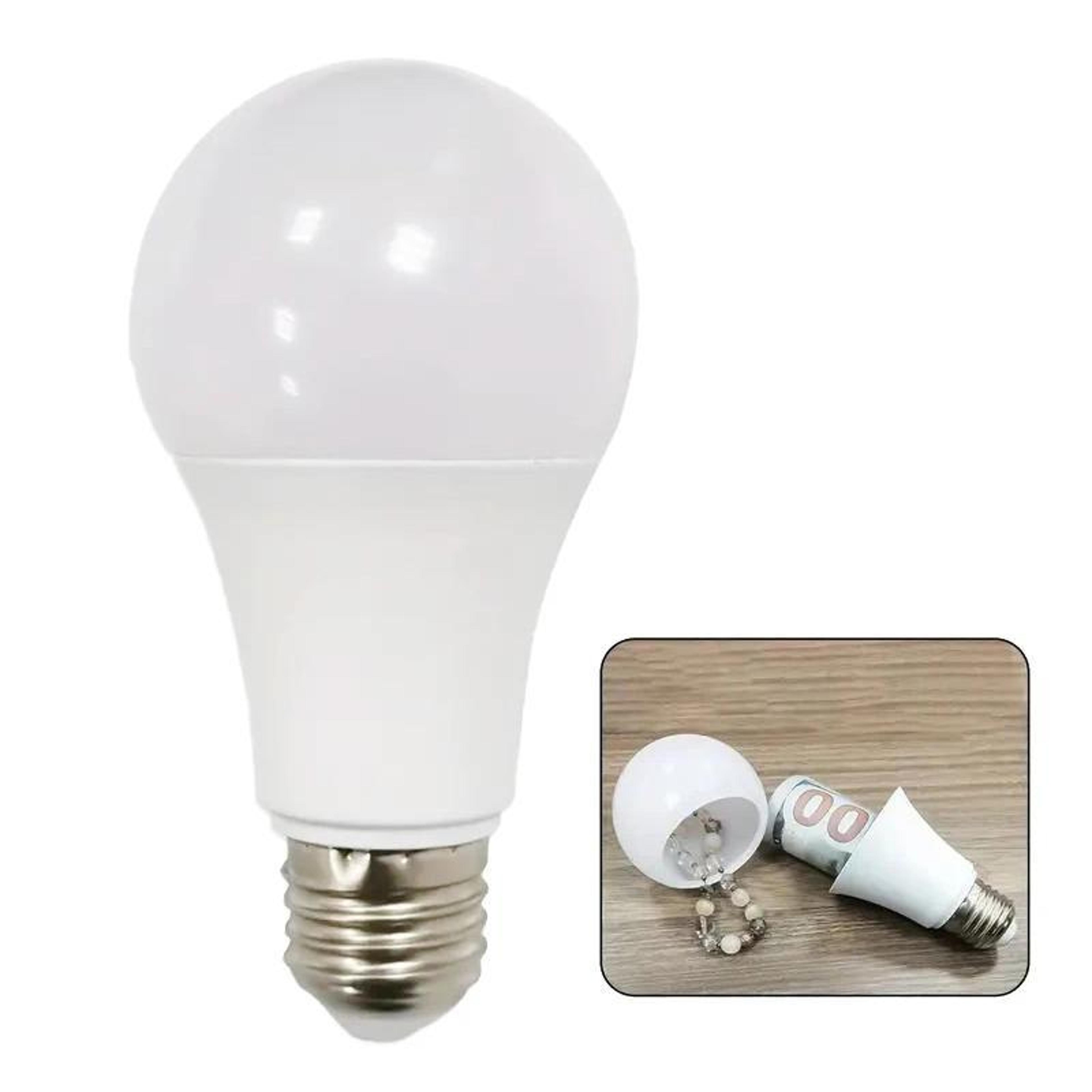 creative light bulb piggy bank storage box for coins cash and small items