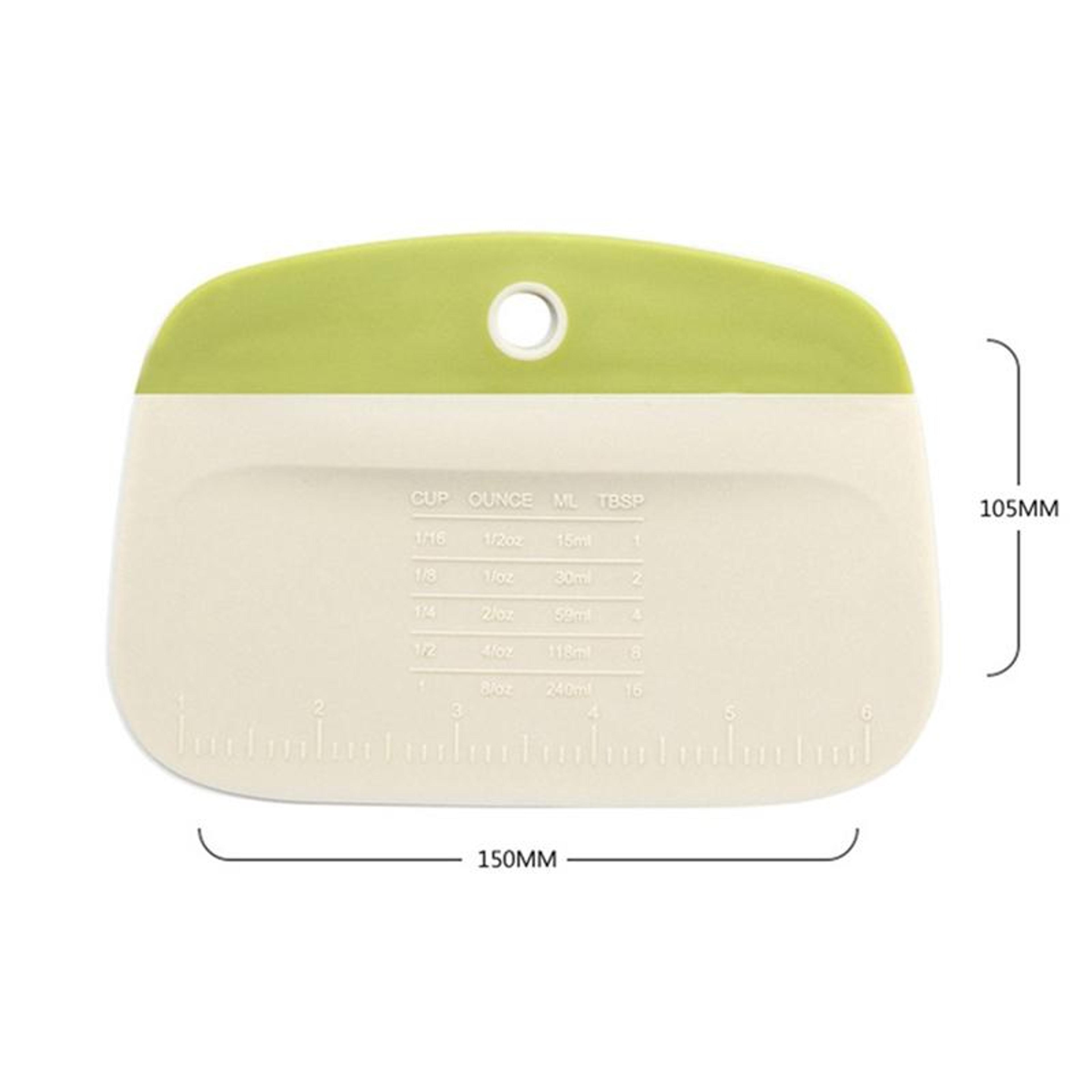 Yellow Plastic Dough Scraper Bench Scraper For Baking And Pasta Prep 5