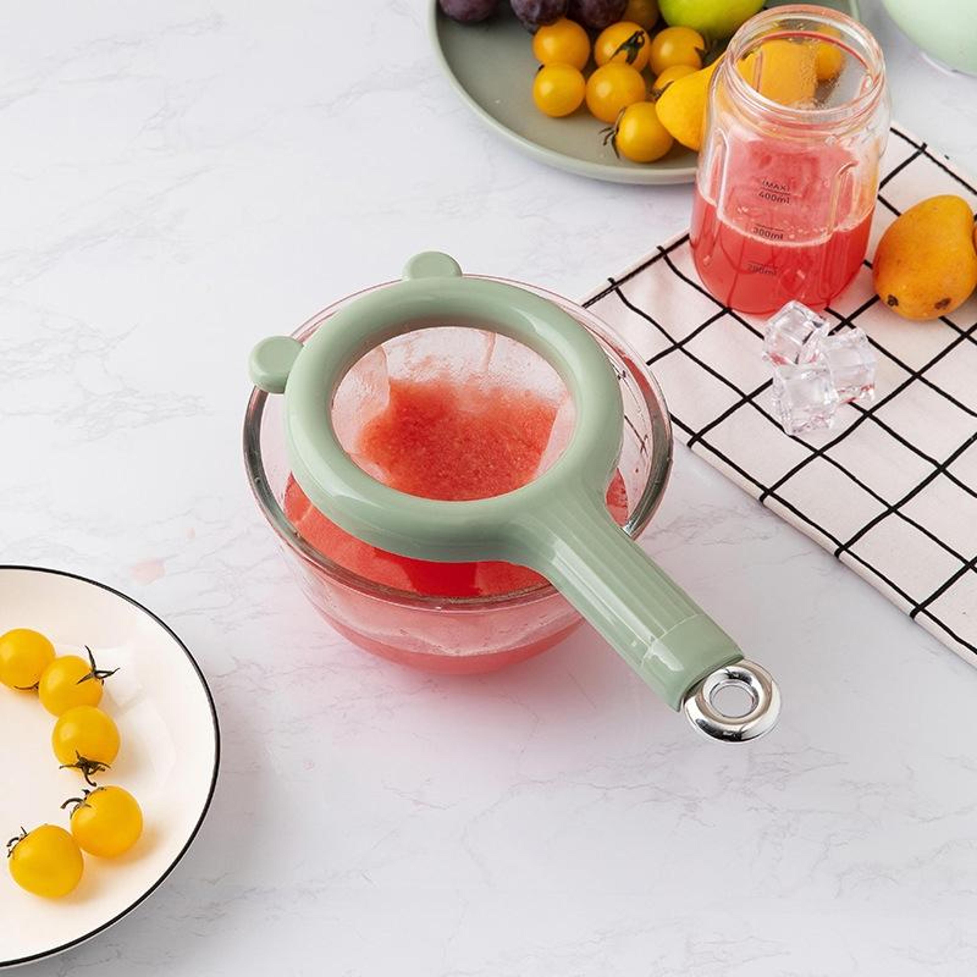 Fine Mesh Soy Milk Strainer Cup Reusable Nut Milk And Juice Residue Filter 8
